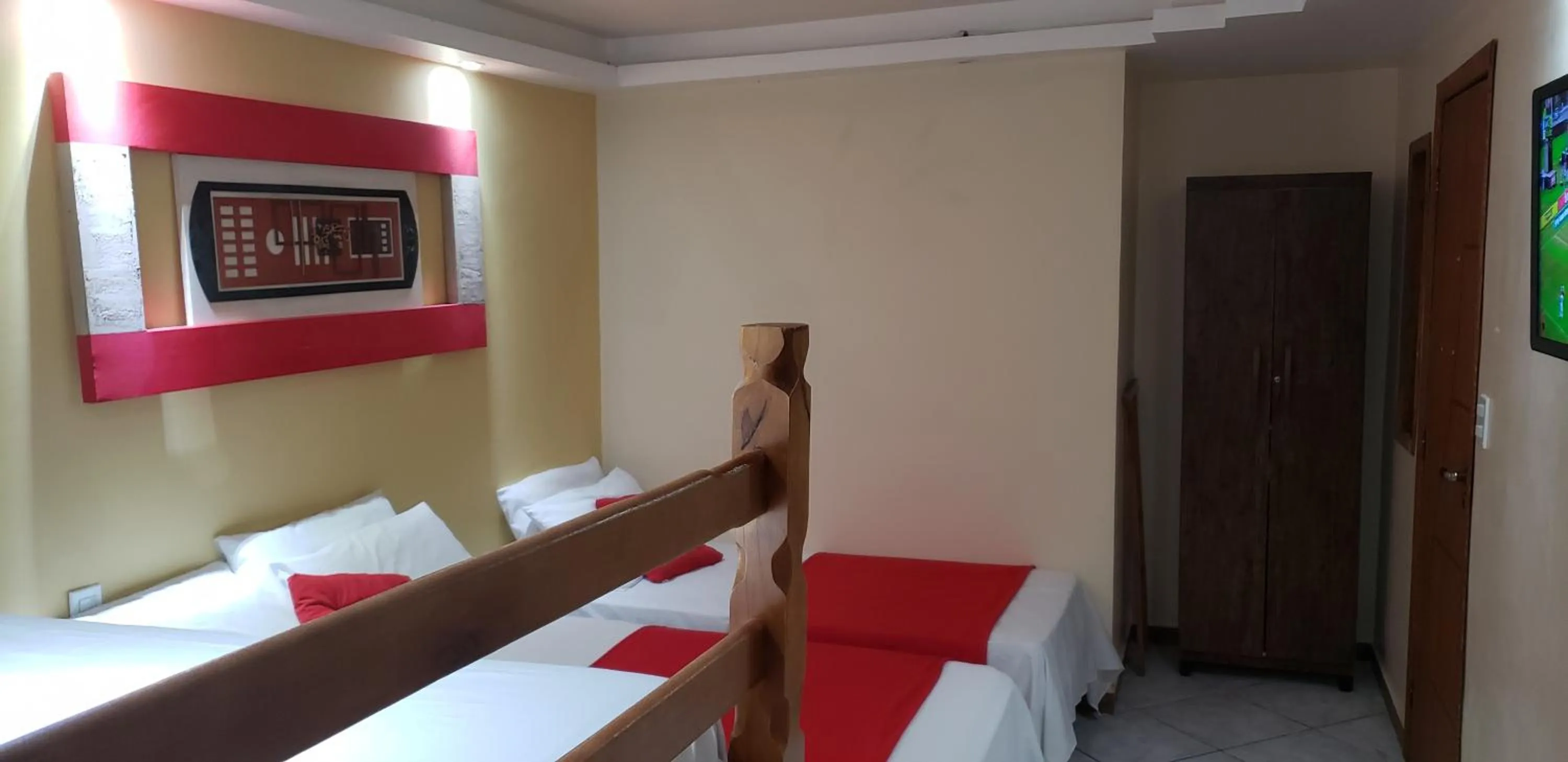 Bed in Pousada Caminho do Pontal