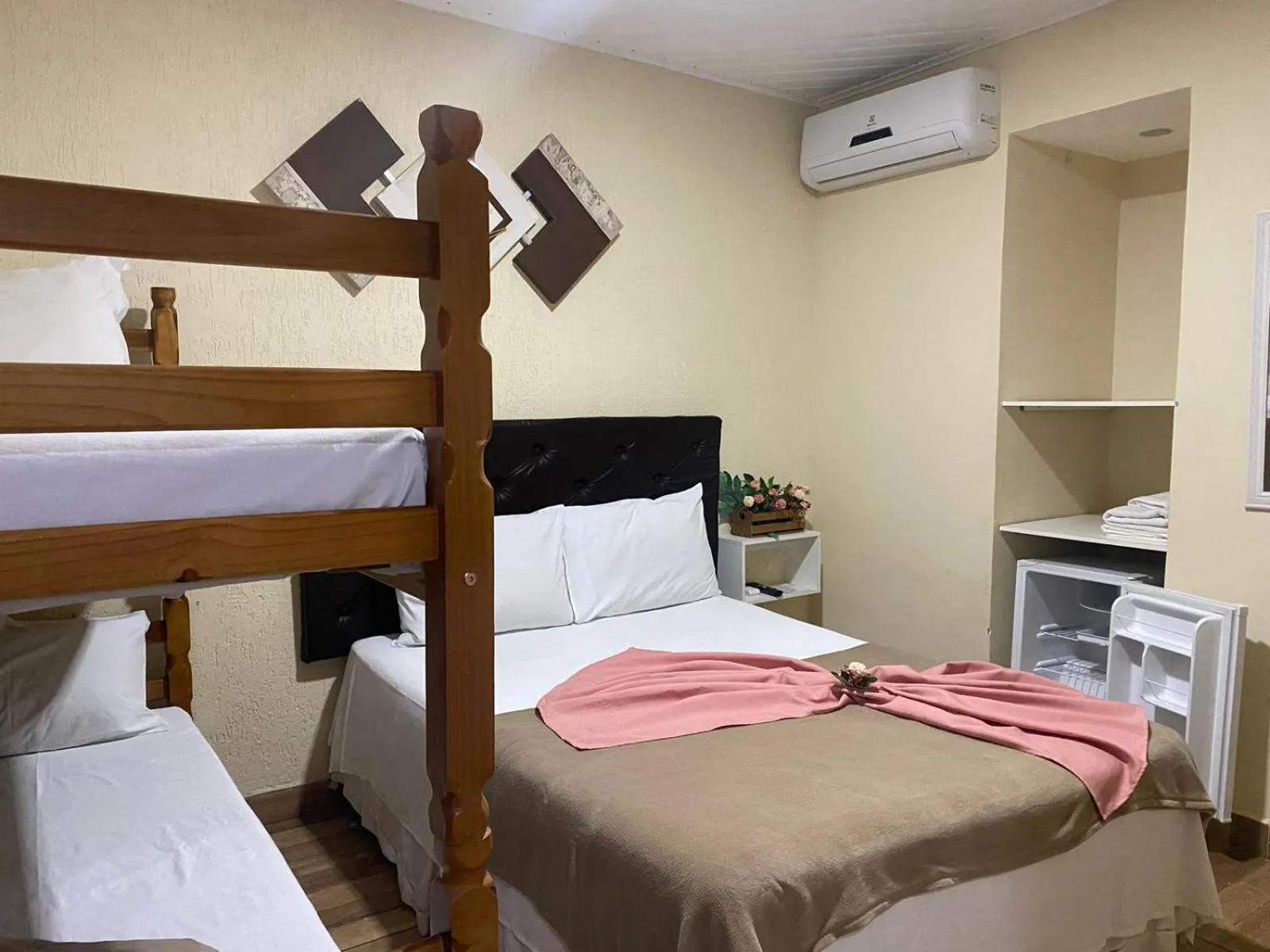 Bed in Pousada Caminho do Pontal