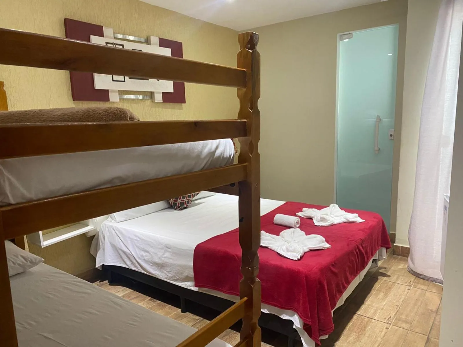 Bed in Pousada Caminho do Pontal