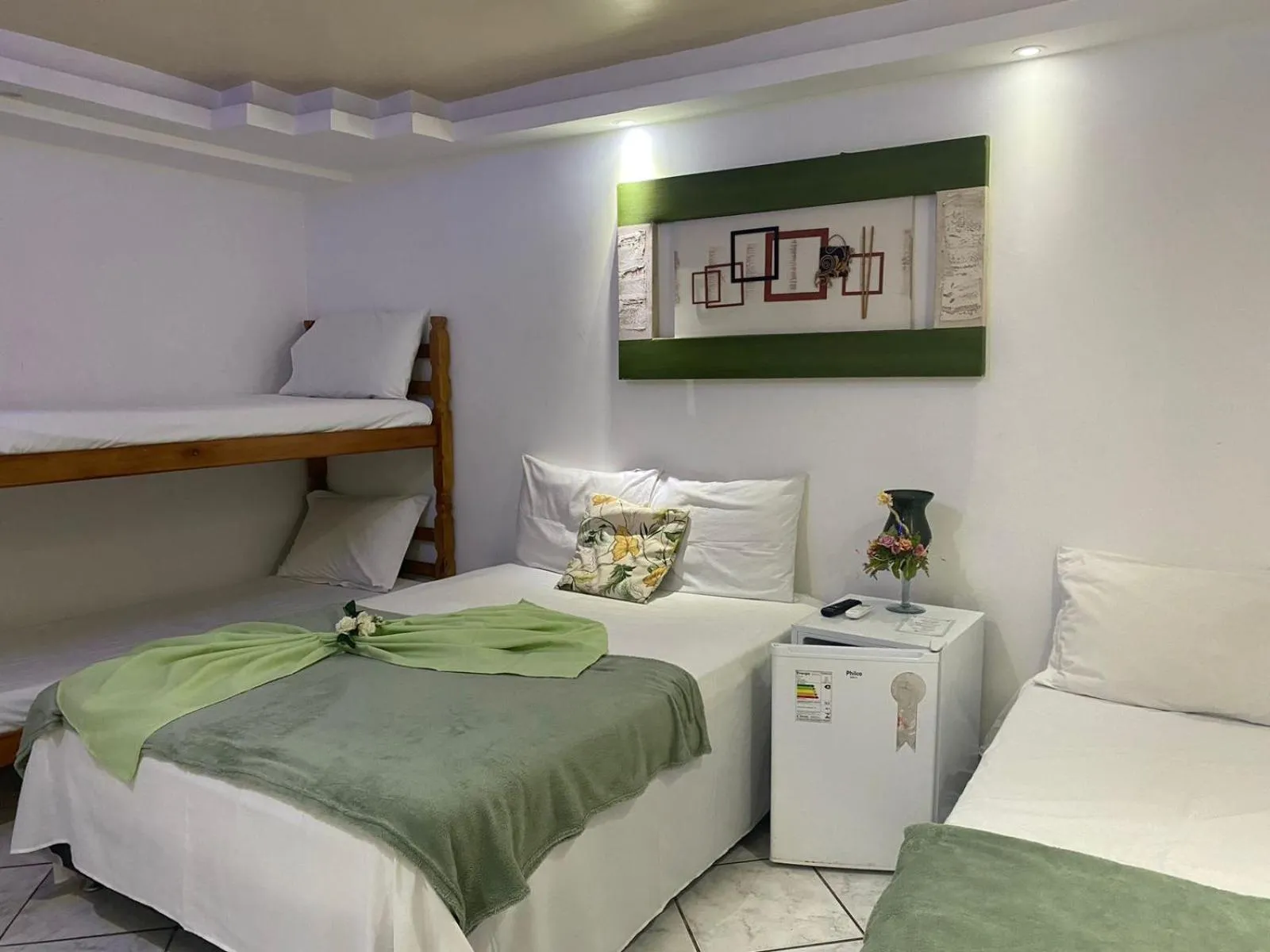 Bed in Pousada Caminho do Pontal