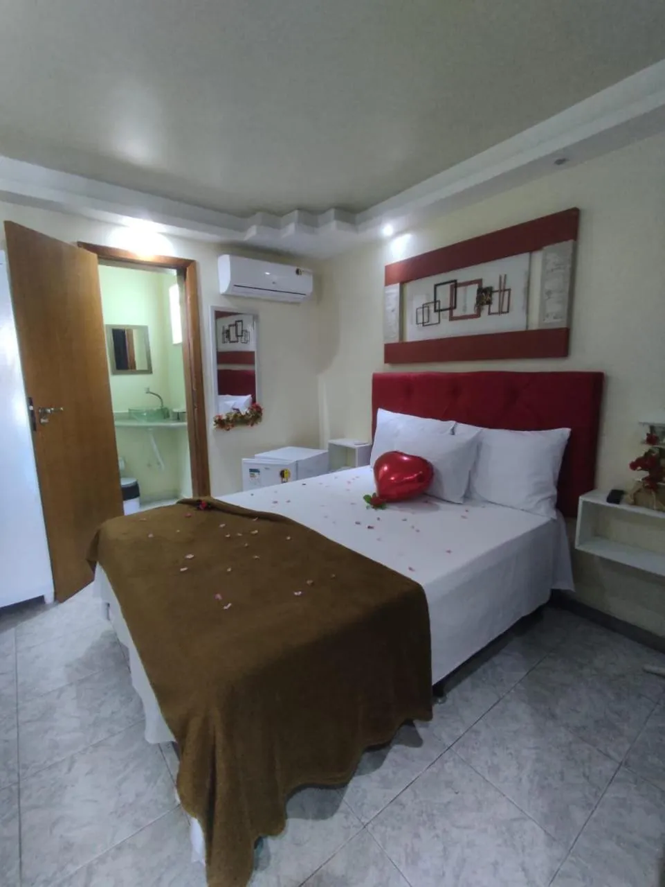 Bed in Pousada Caminho do Pontal