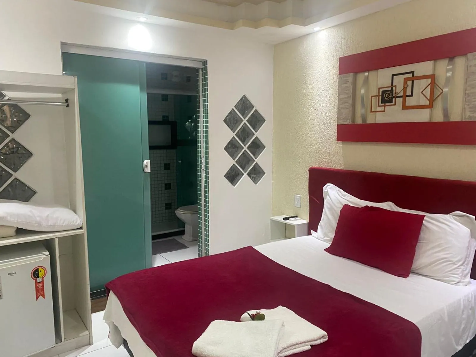 Bed in Pousada Caminho do Pontal