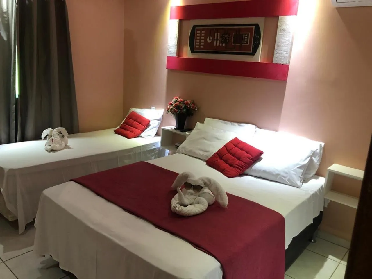 Bed in Pousada Caminho do Pontal