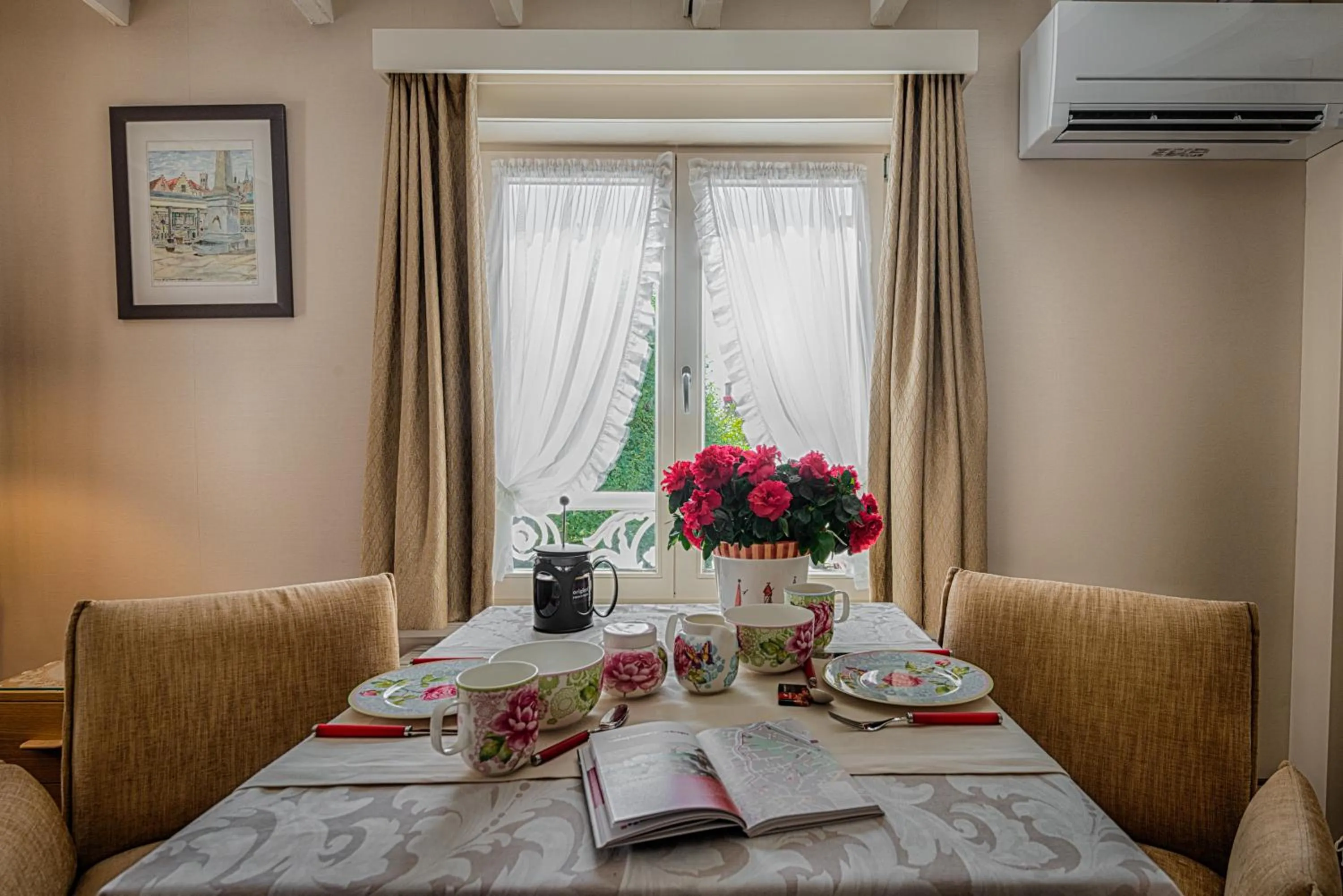 Decorative detail in Bariseele B&B