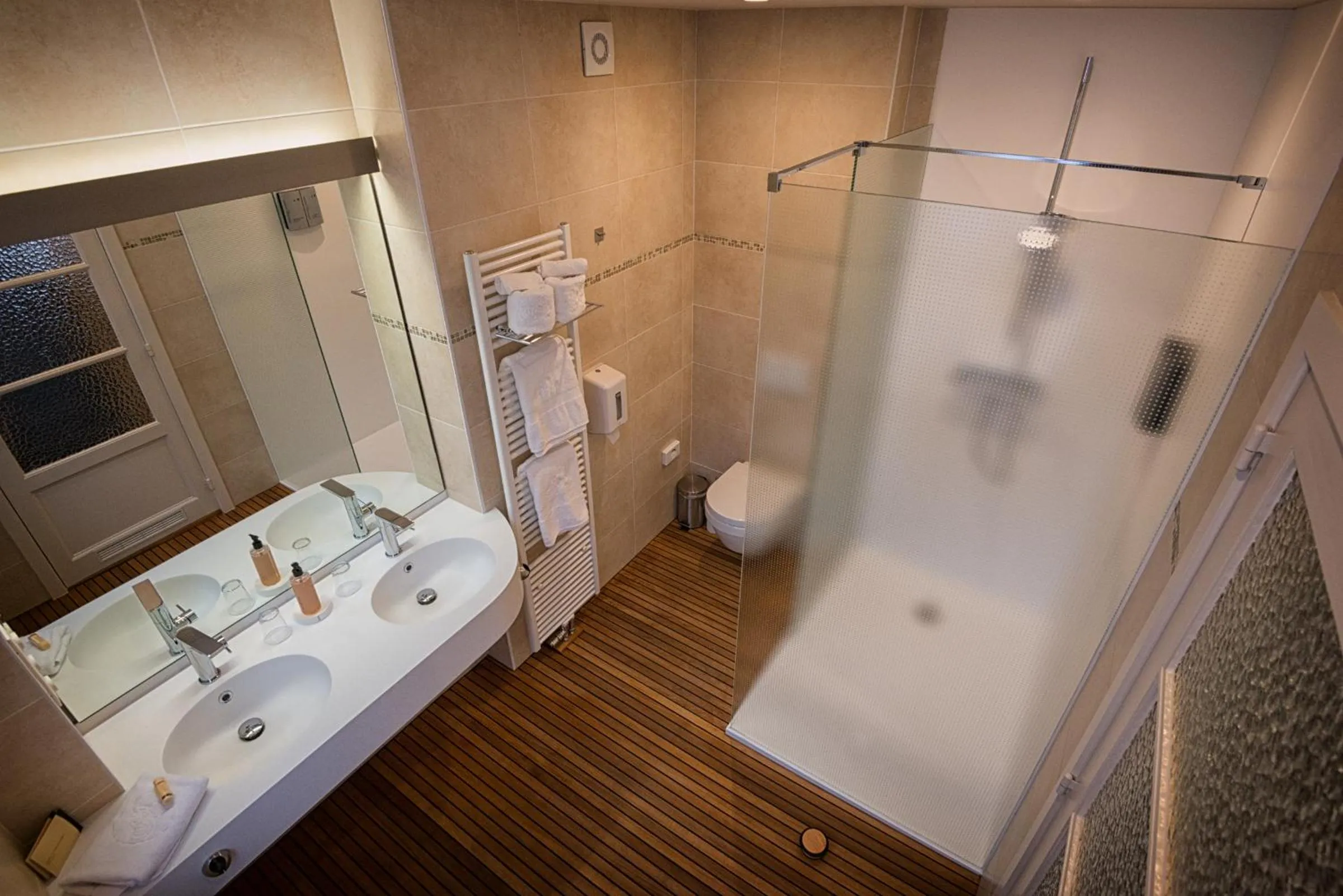 Shower in Bariseele B&B