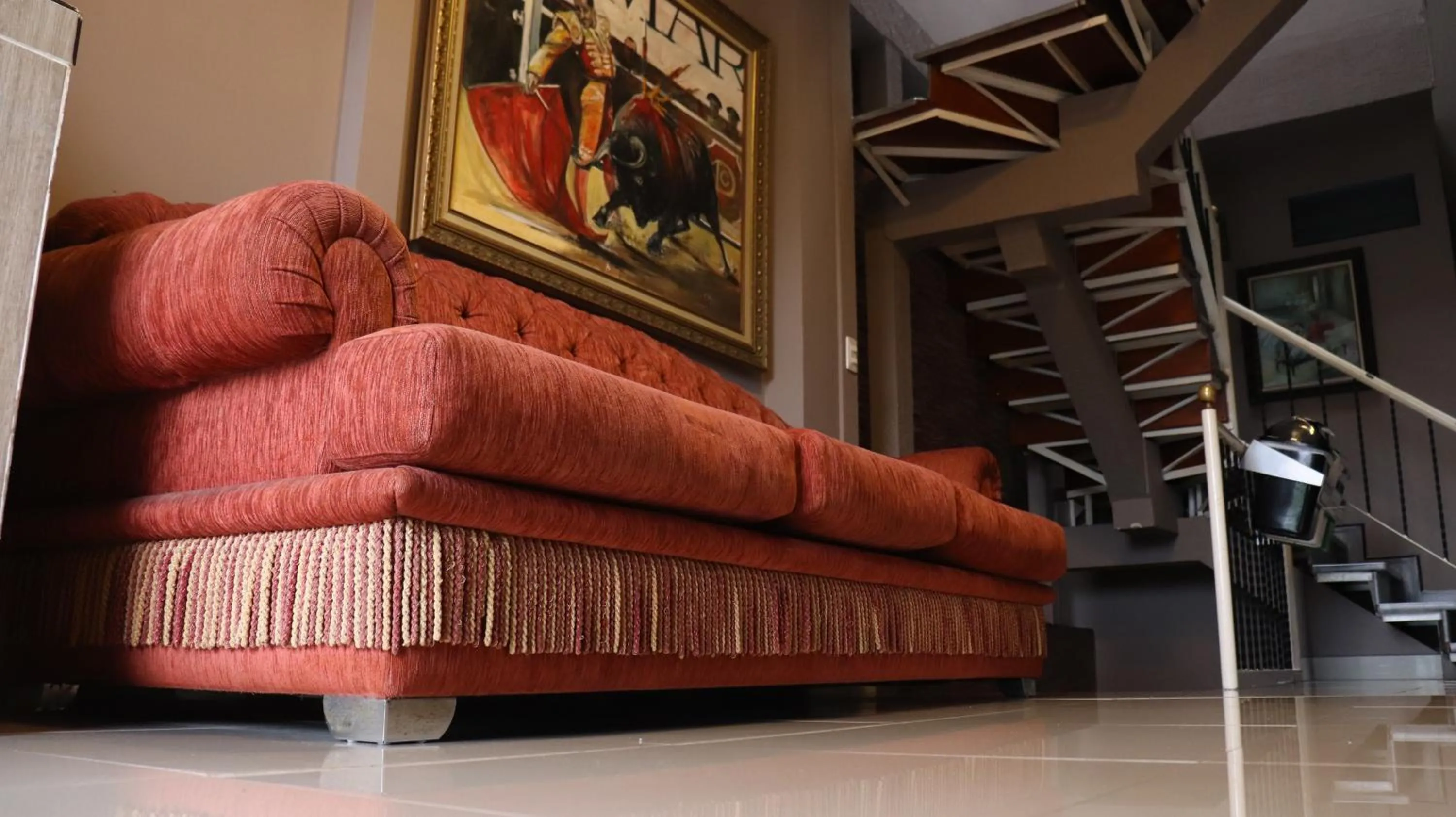 Living room in Hotel Simón Plaza