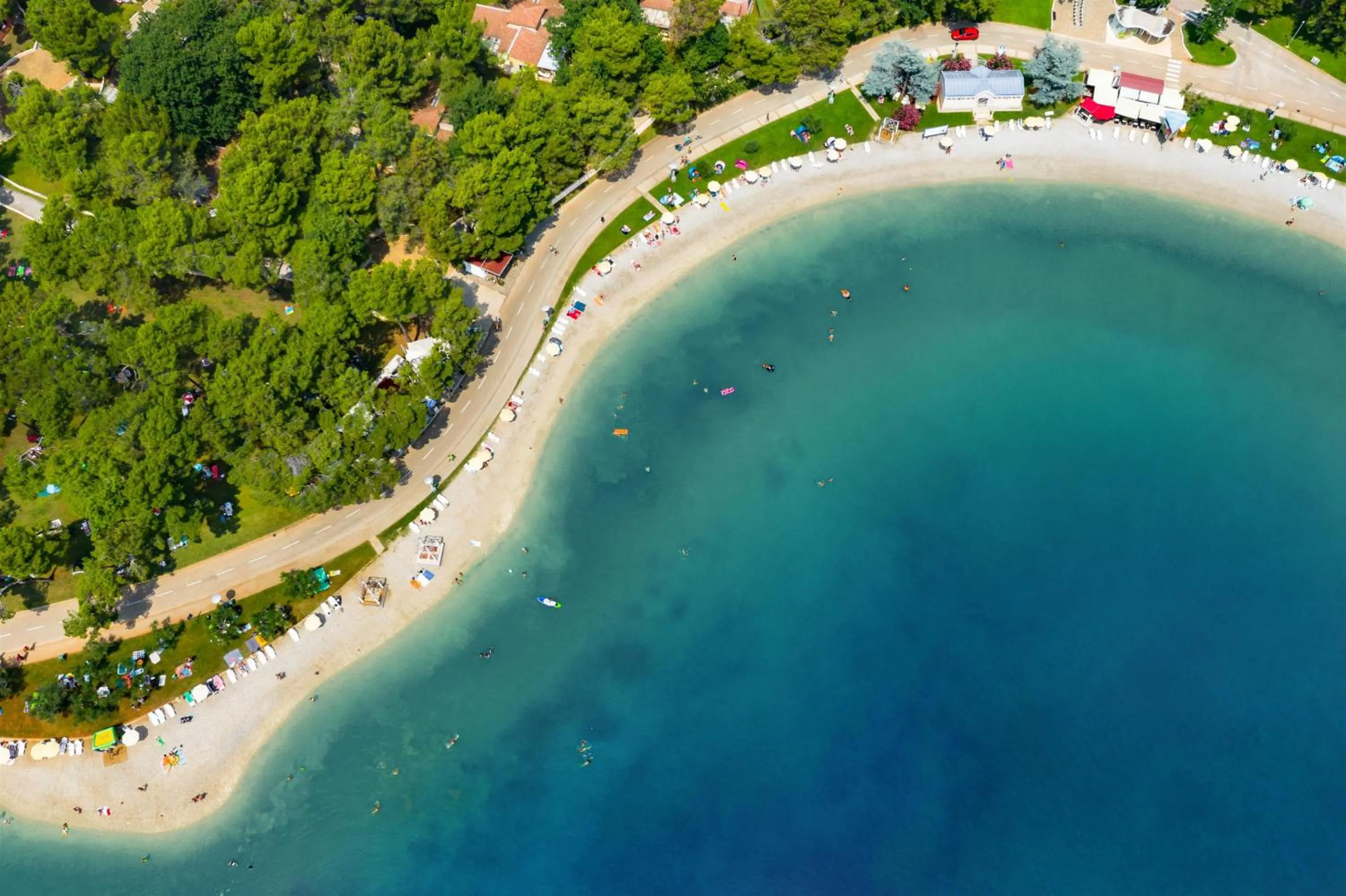 Beach in Istrian Villas Plava Laguna