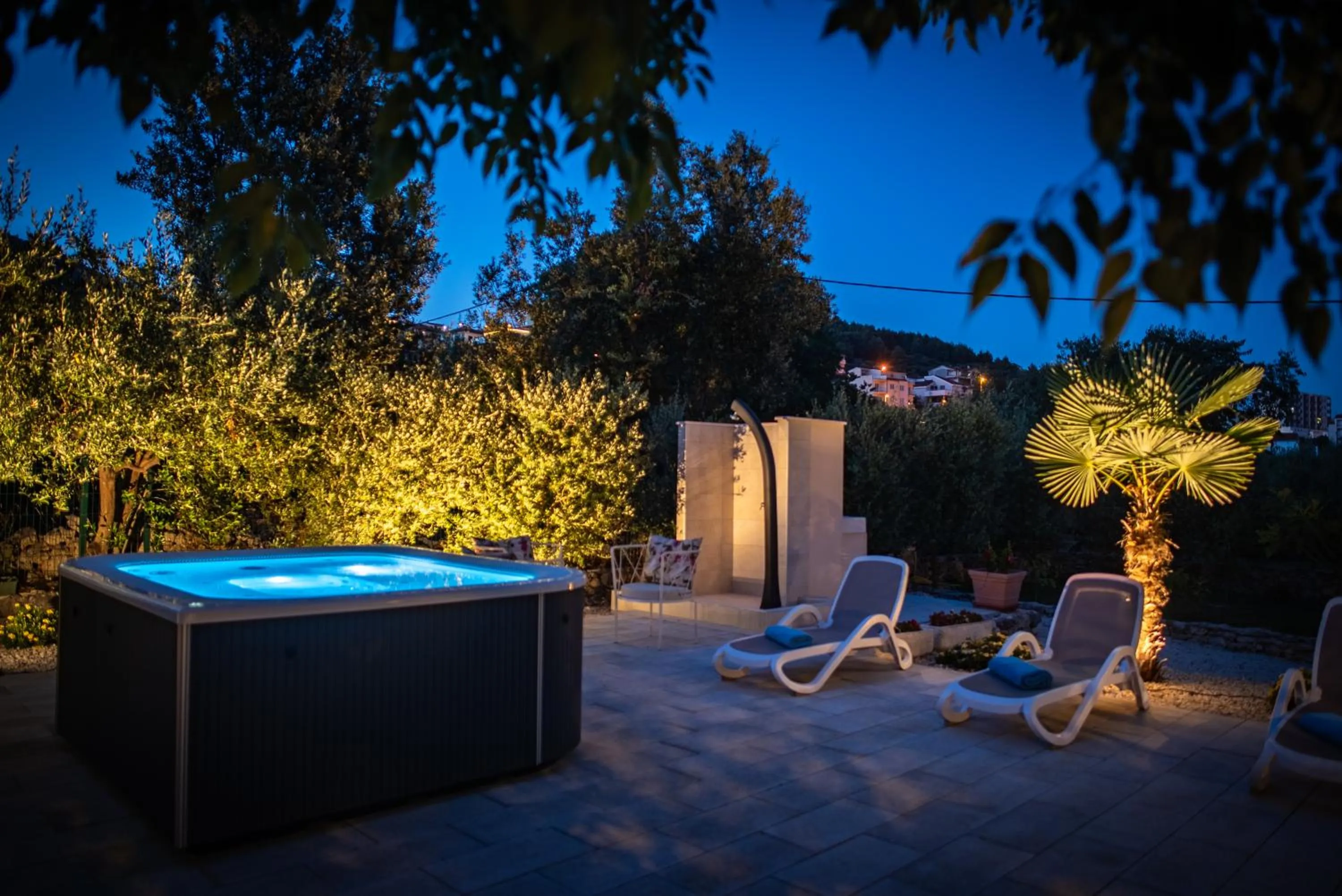 Night in Villa Rustica Dalmatia