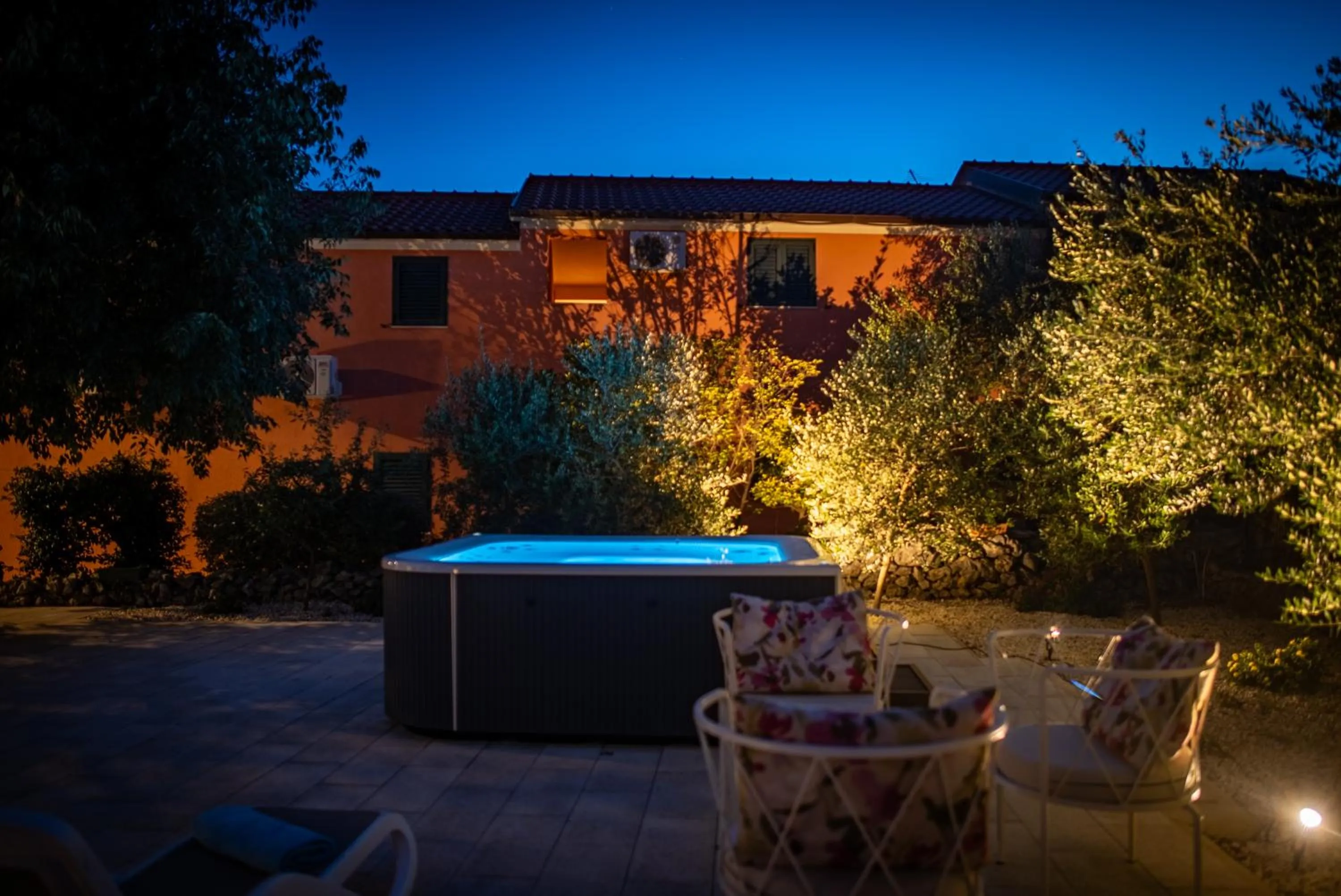 Garden view in Villa Rustica Dalmatia