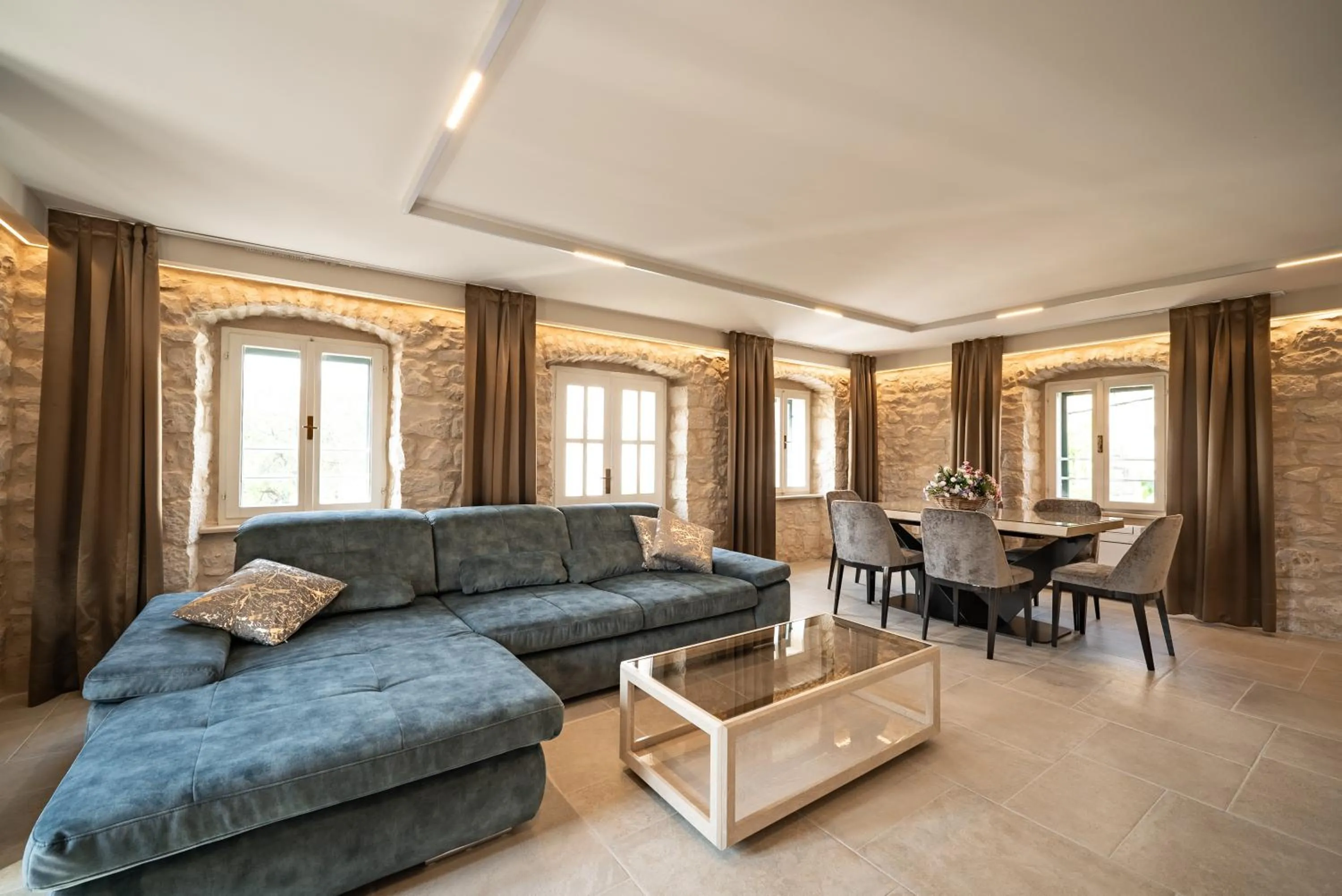 Living room in Villa Rustica Dalmatia