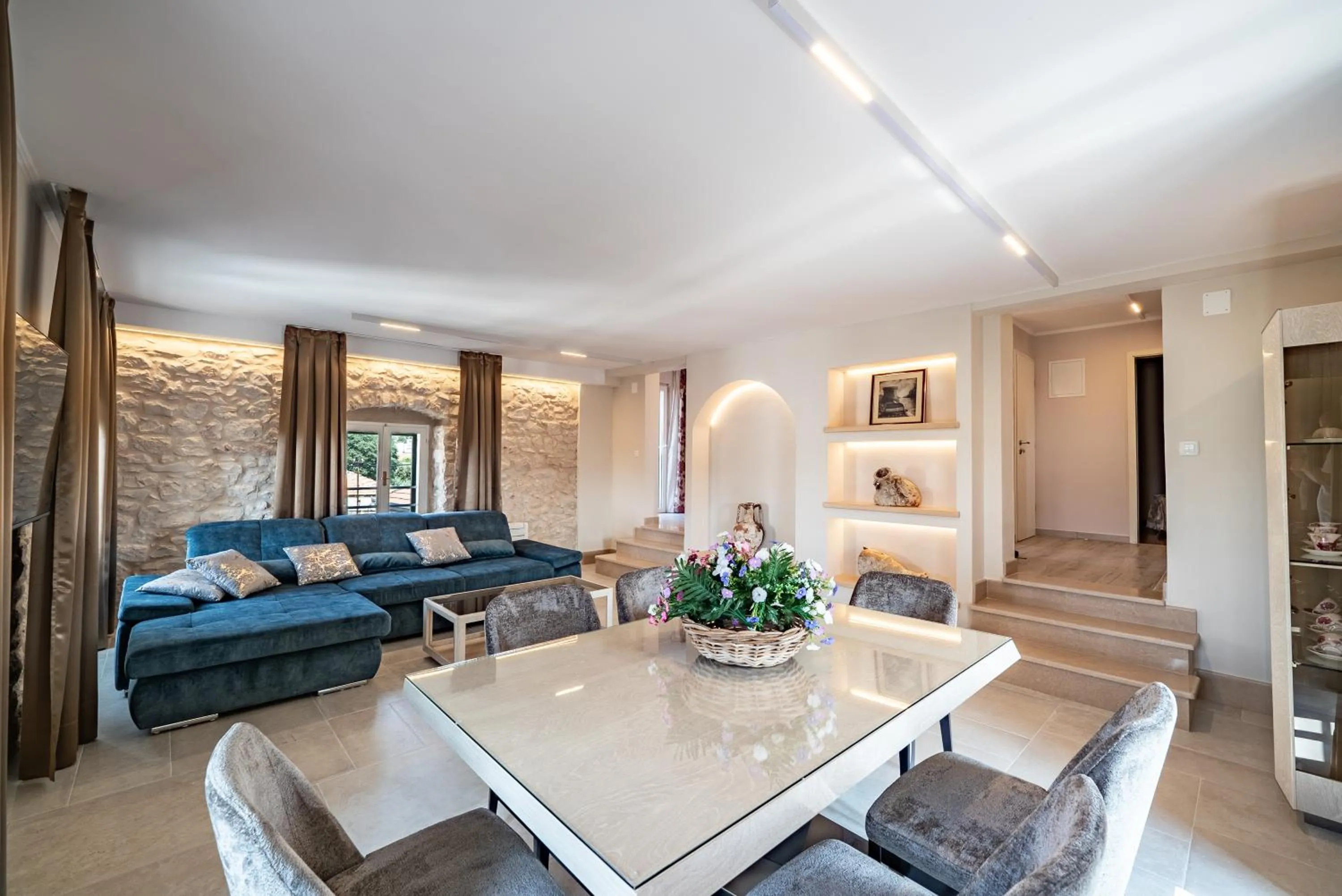 Dining area in Villa Rustica Dalmatia