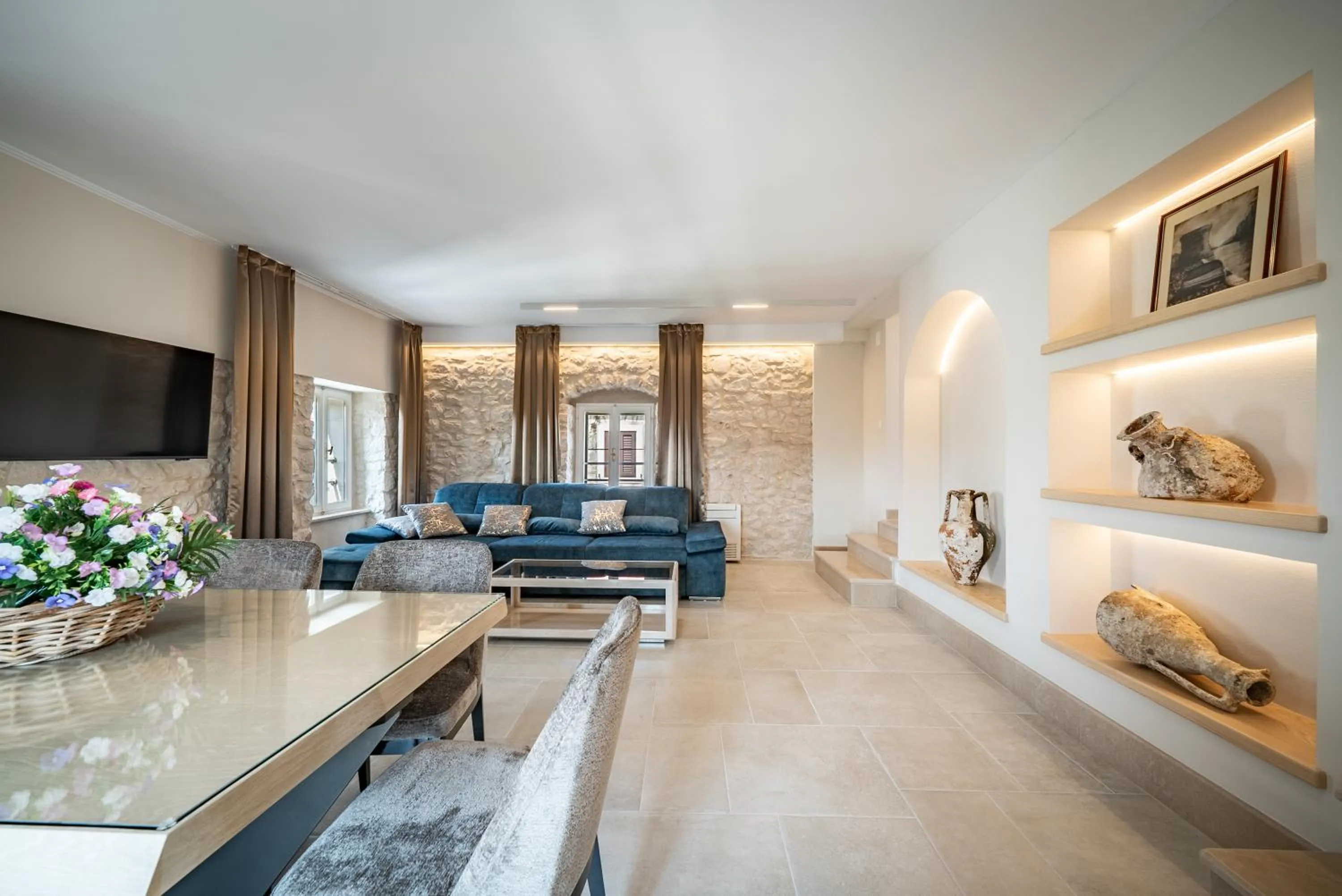 Seating area in Villa Rustica Dalmatia