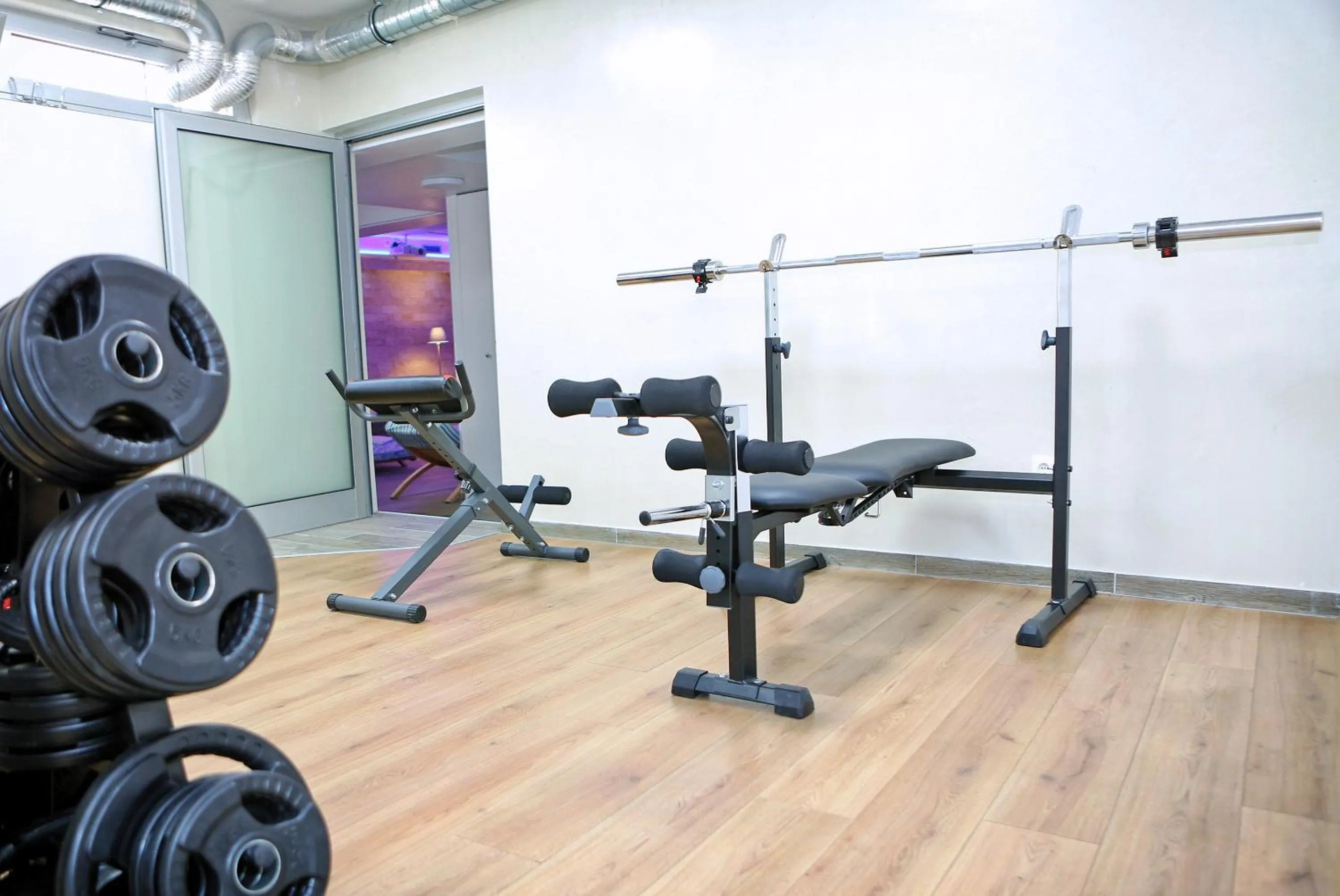 Fitness centre/facilities in Hotel Delfin