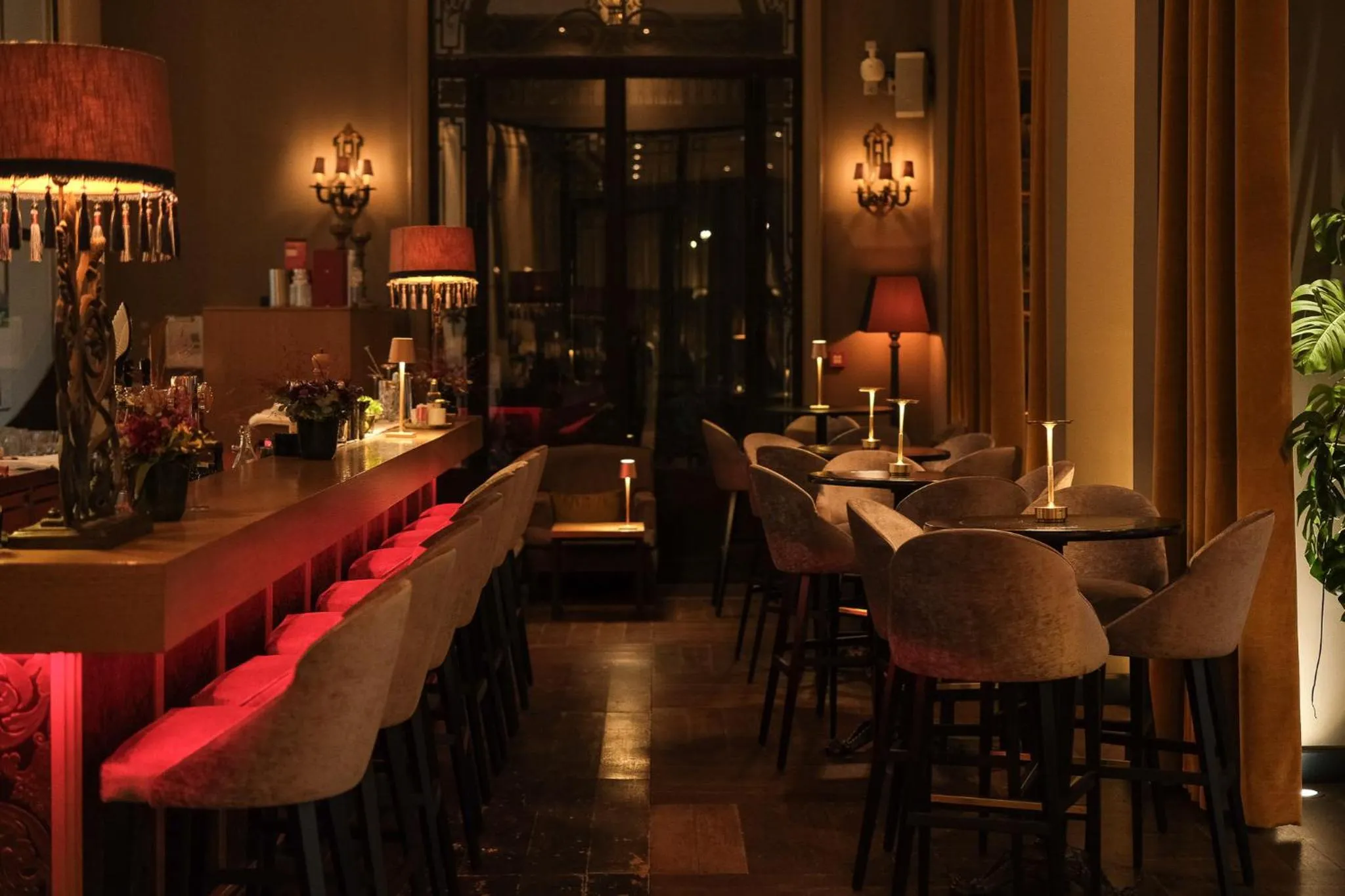 Lounge or bar in The Dominican, Brussels, a Member of Design Hotels