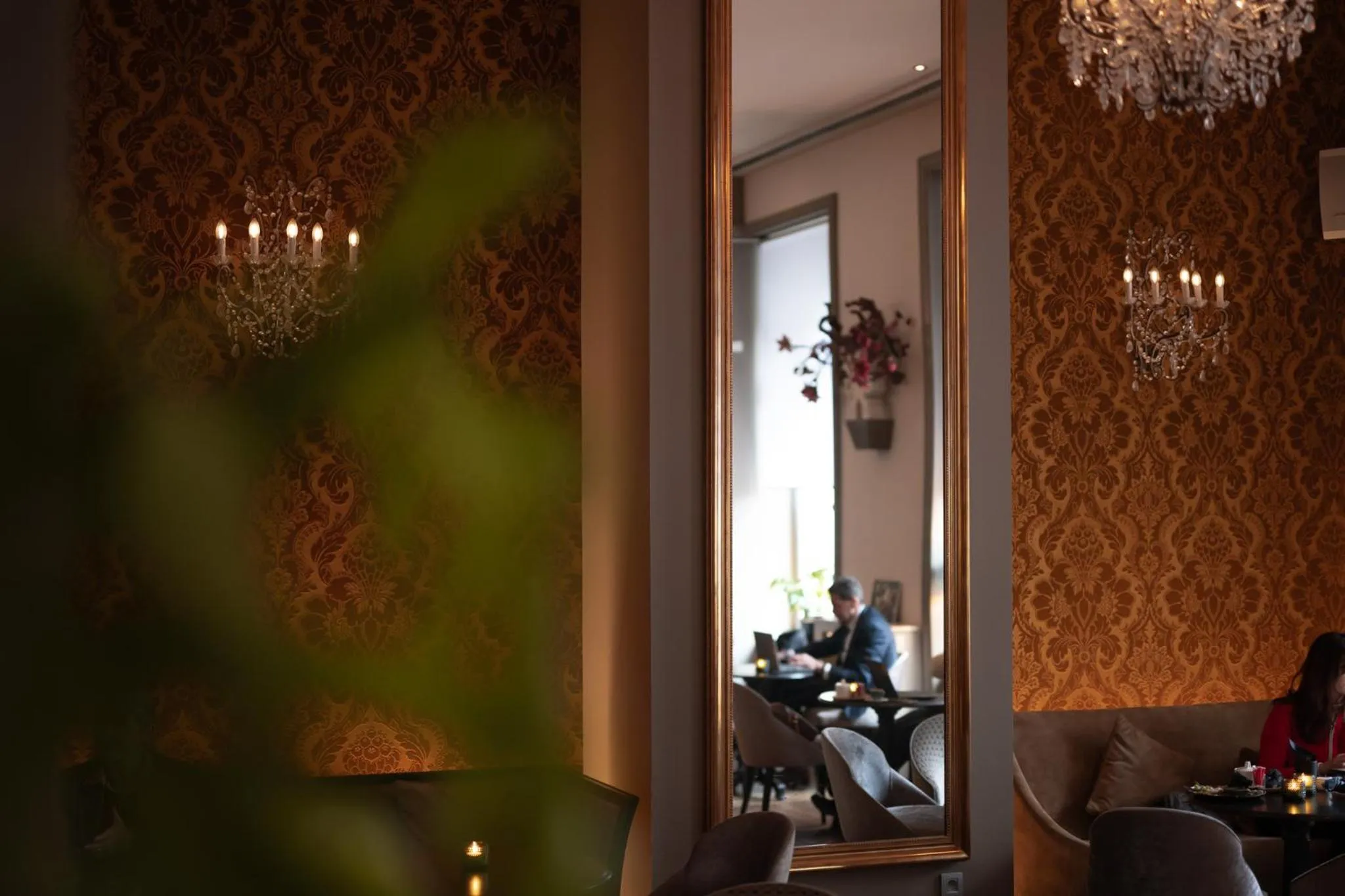Lounge or bar in The Dominican, Brussels, a Member of Design Hotels