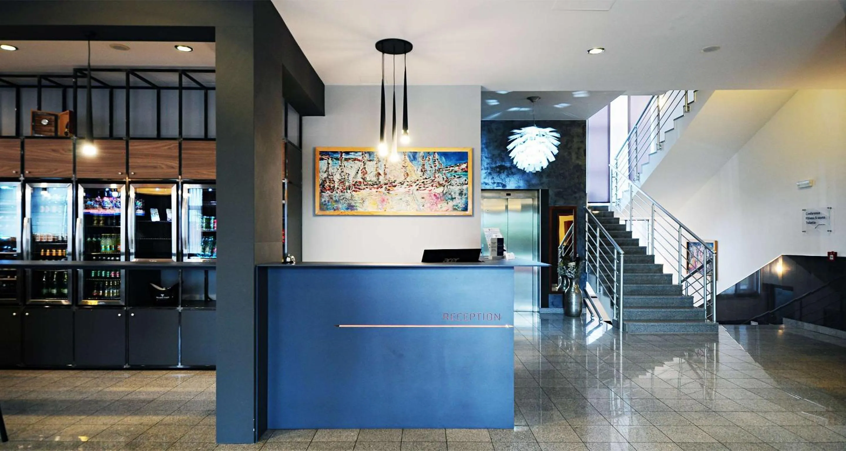 Lobby or reception in Best Western Airport Hotel Stella