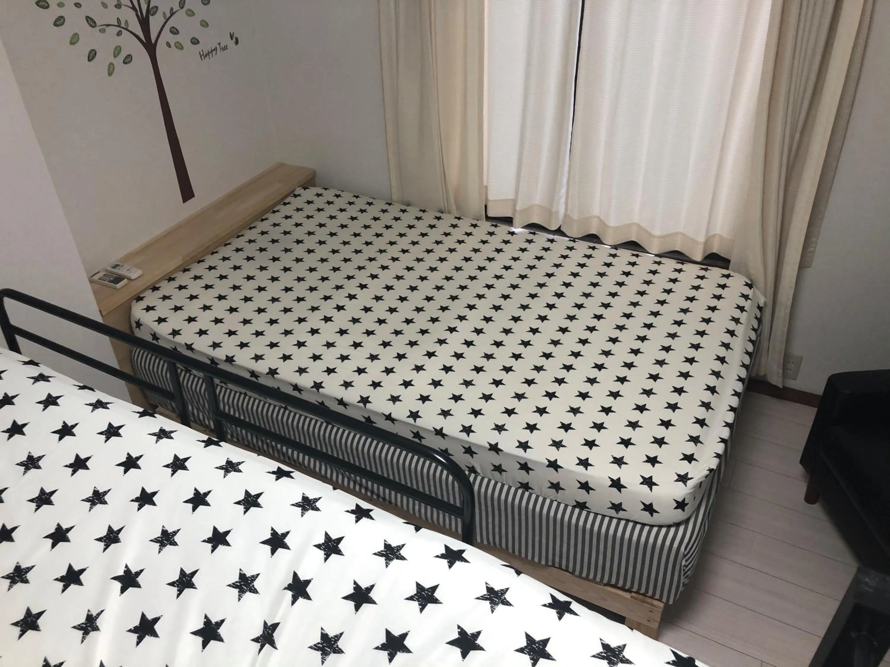 Bed in Yasuragi Nakasu