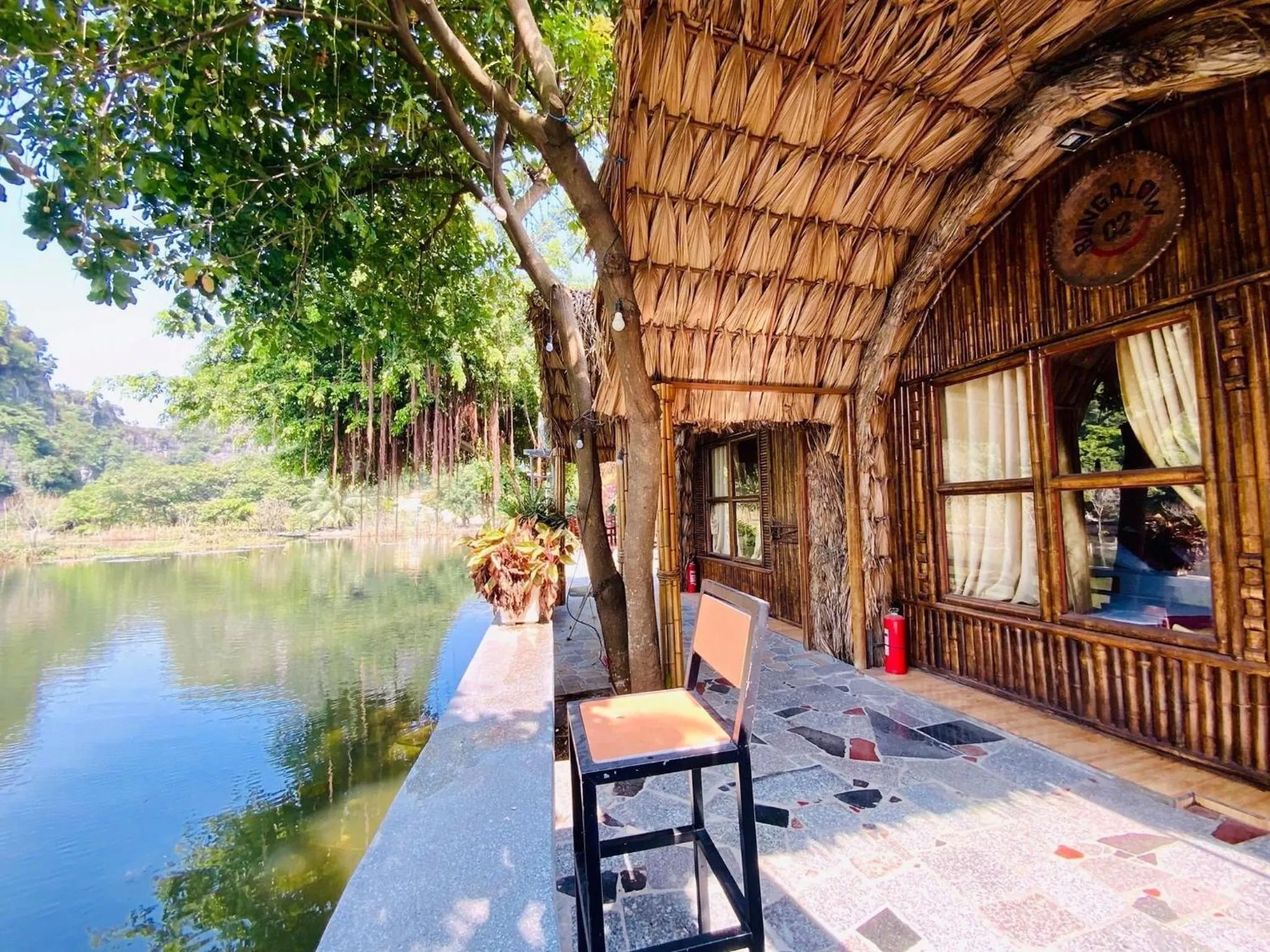 River view in Tam Coc Bungalow
