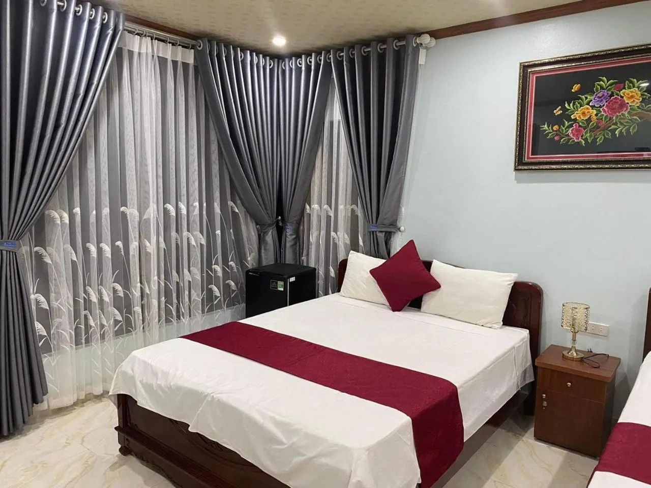 Bed in Tam Coc Bungalow