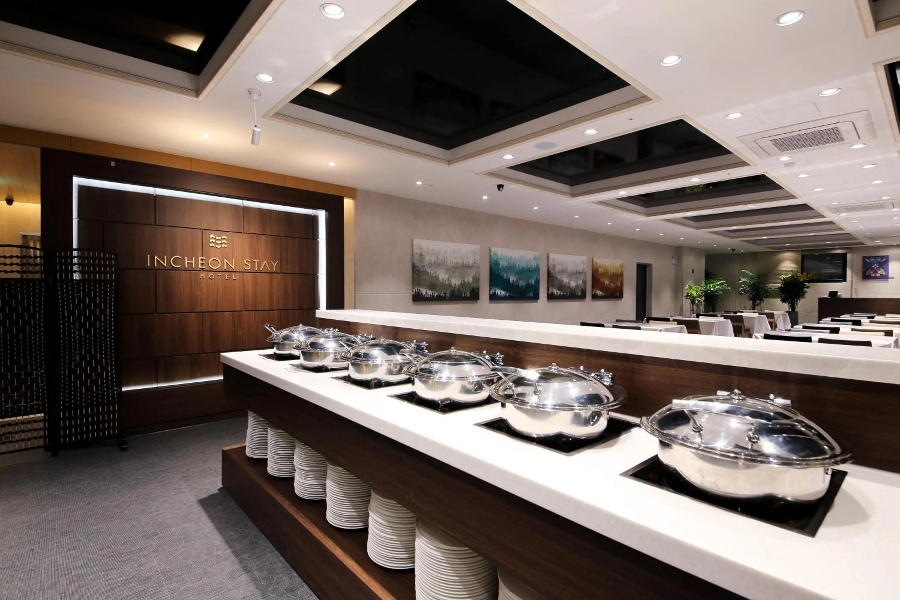 Buffet breakfast in Incheon Stay Hotel