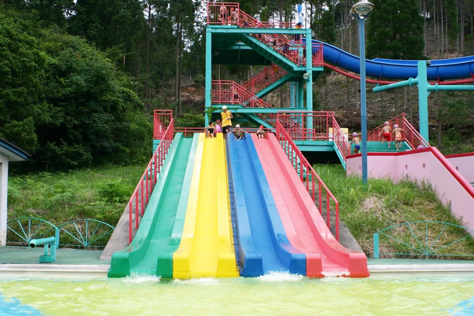 Swimming pool in Greenpia Yame