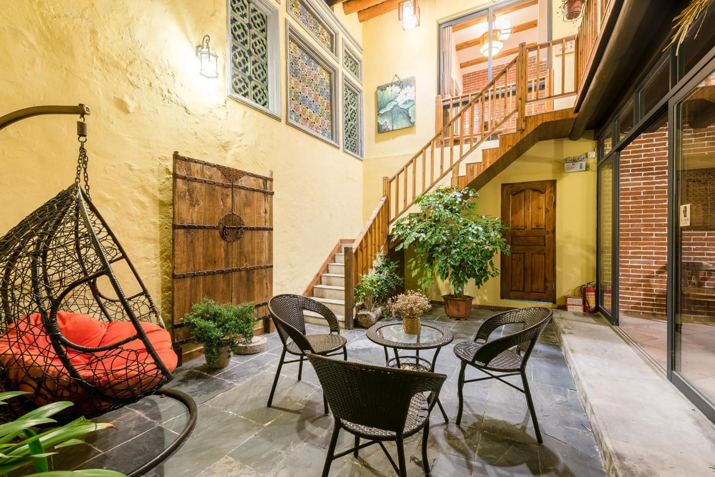 Patio in Chaozhou Hello Inn