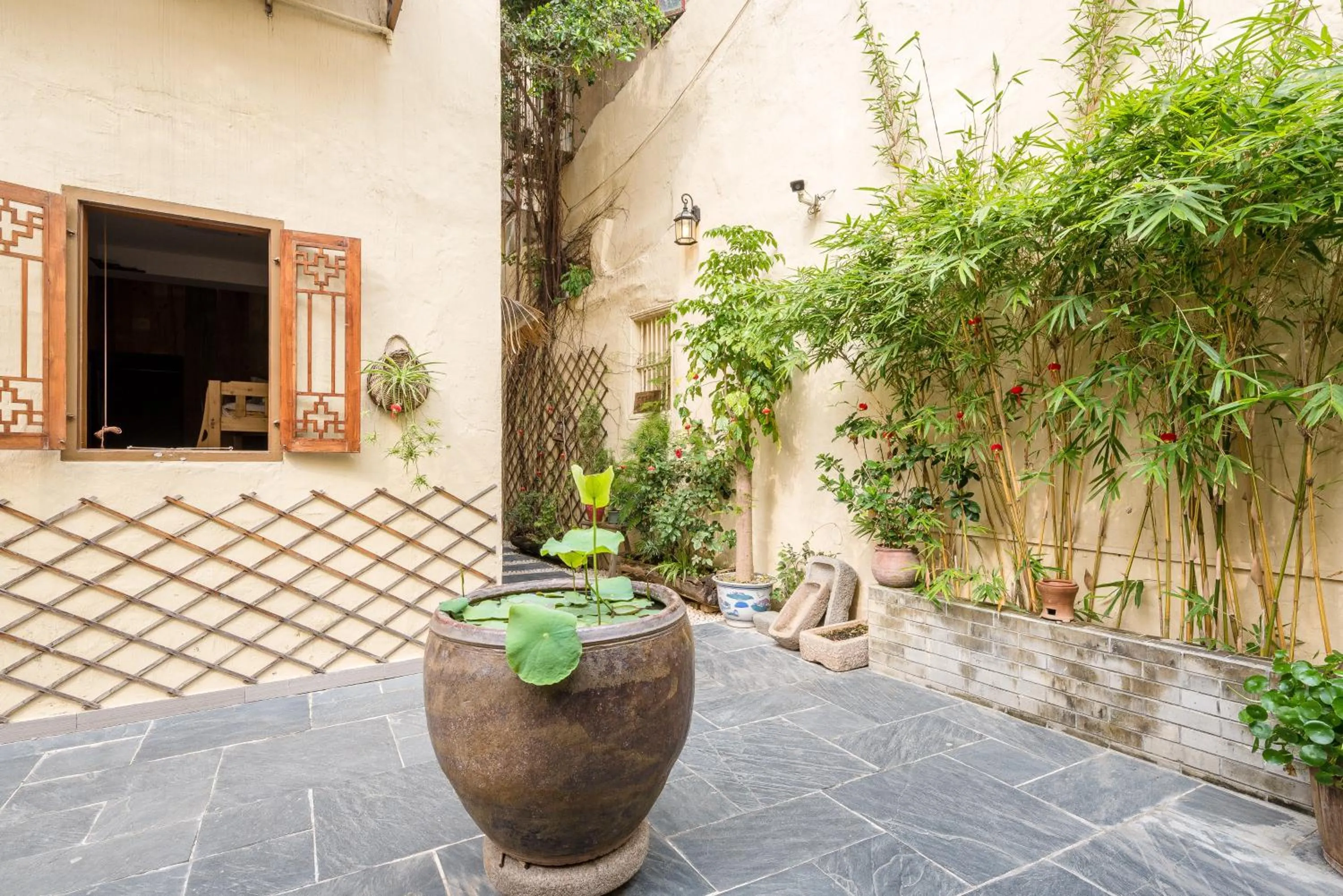 Patio in Chaozhou Hello Inn