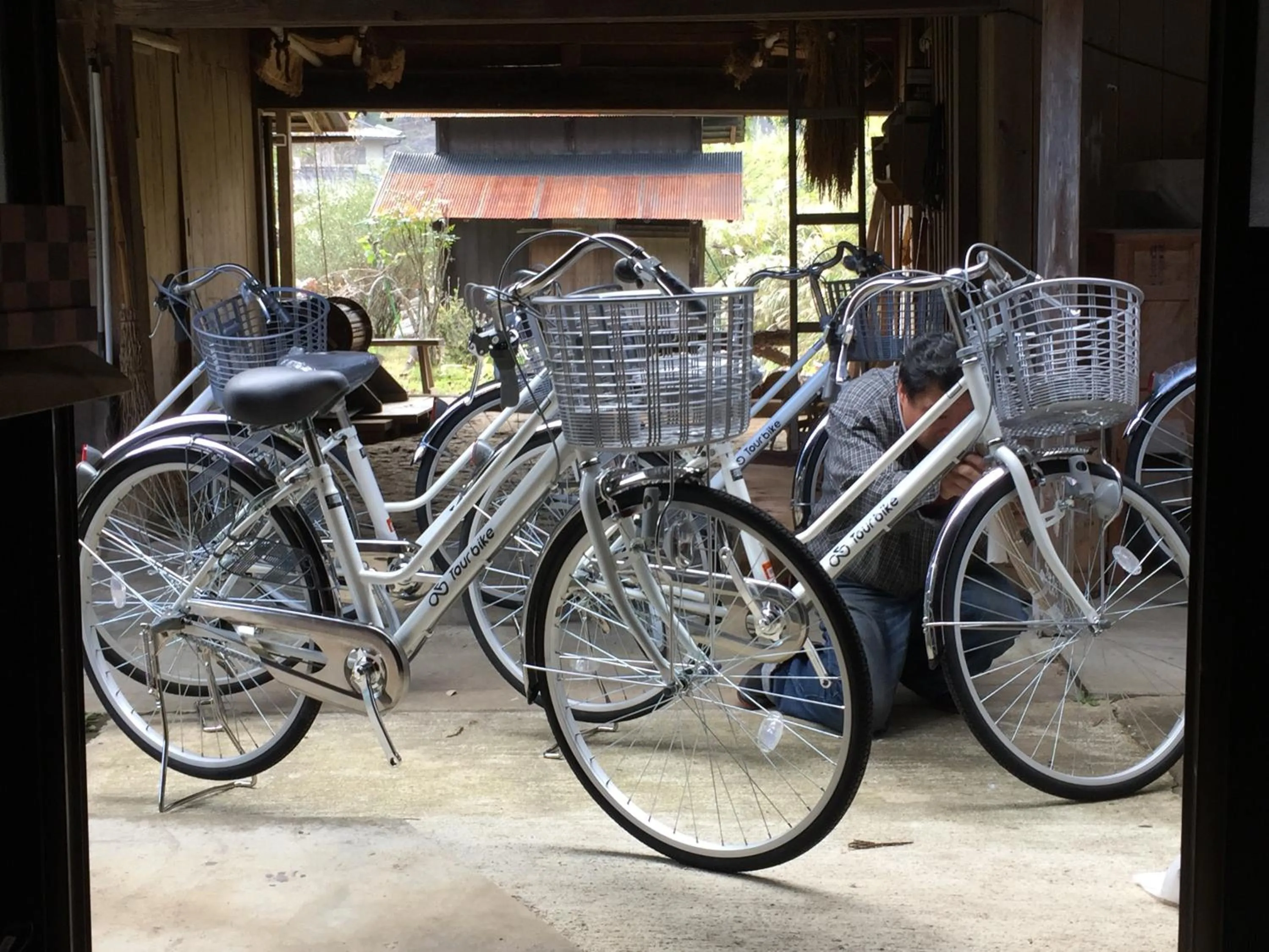 Cycling in Goemon Kyoto Japan