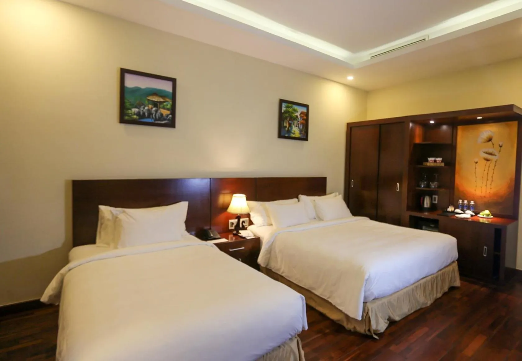 Bed in Ebisu Onsen Resort