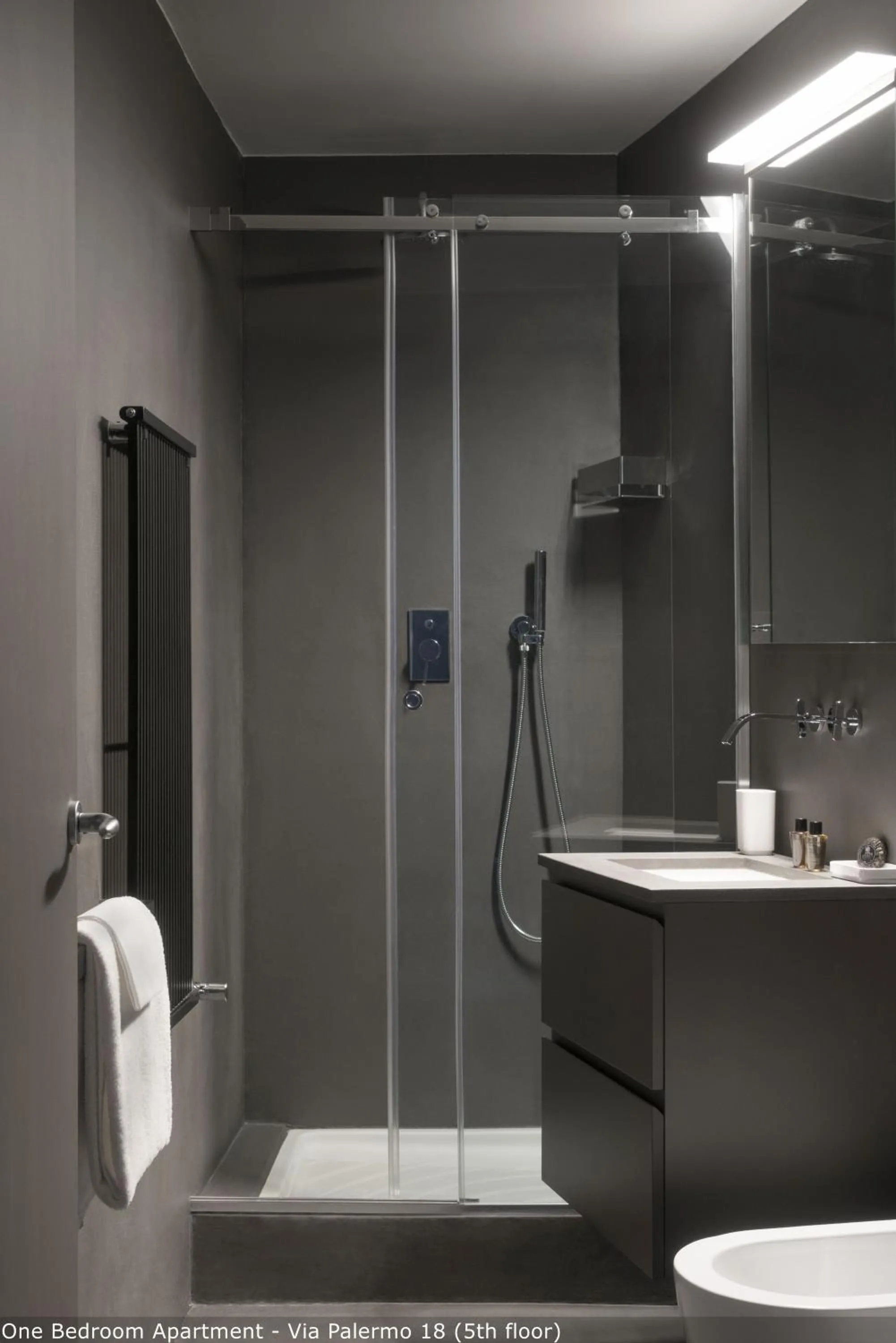 Shower in Brera Apartments