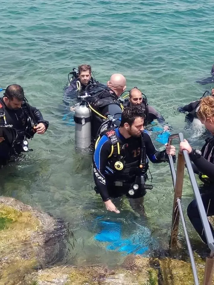 Diving in Neot Golf, Ziv's Place