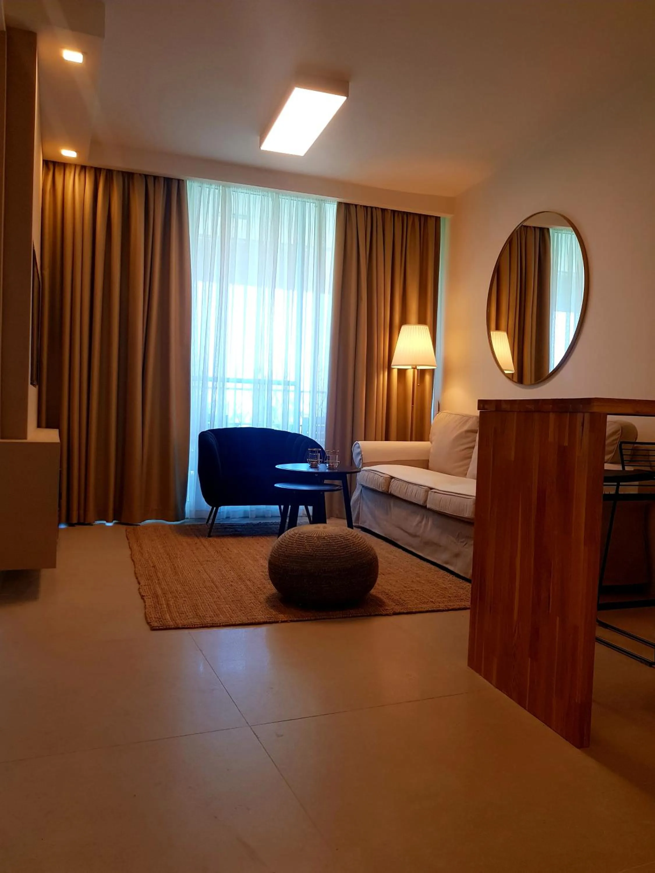 Living room, Bed in Neot Golf, Ziv's Place