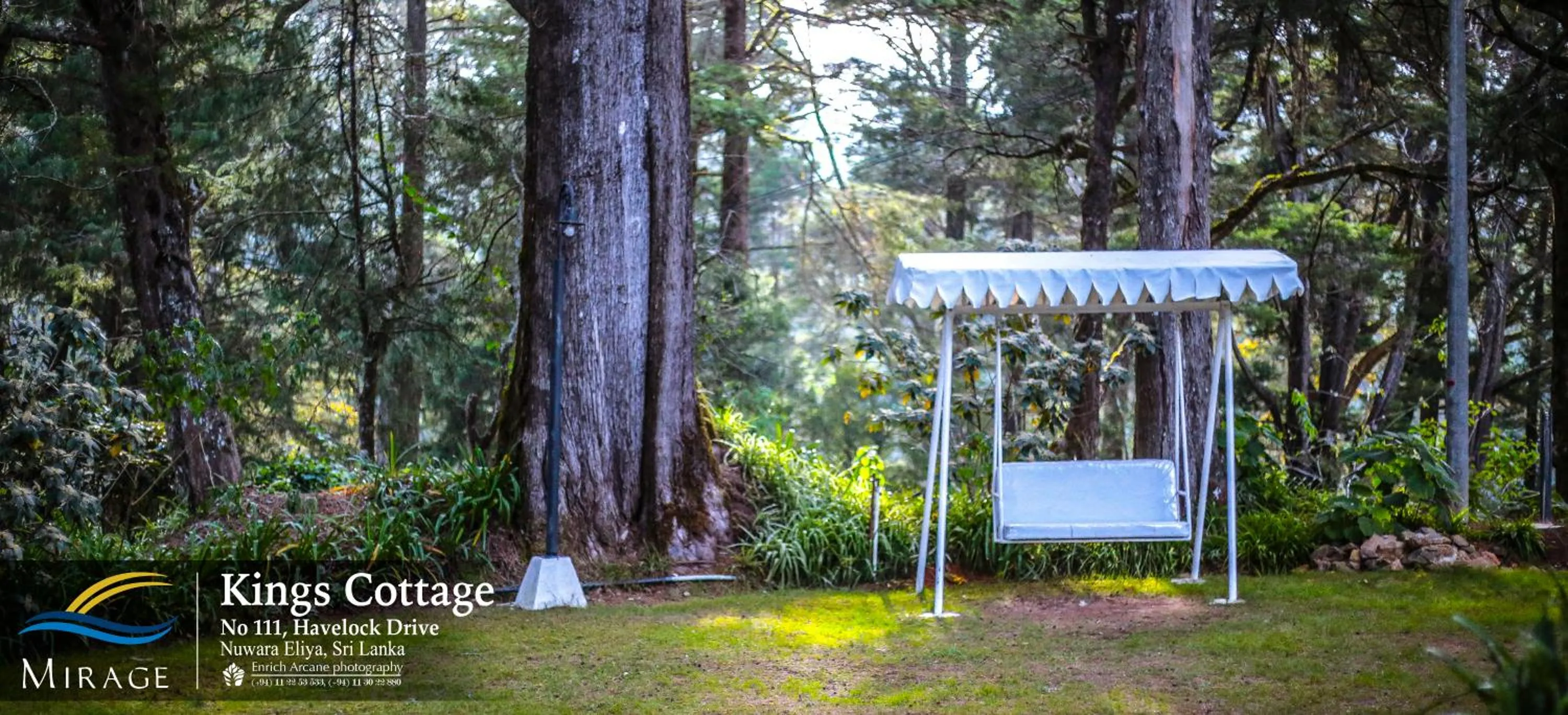 Garden view in Mirage Kings Cottage