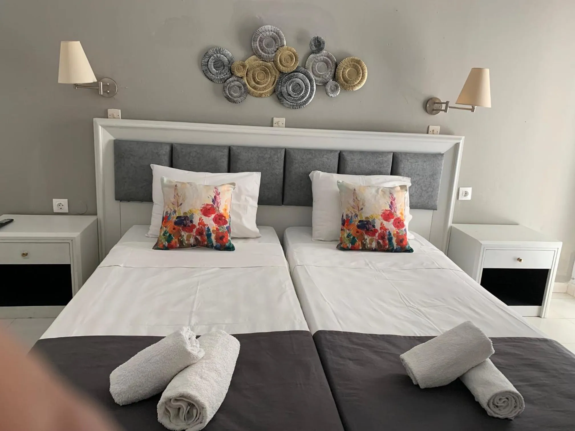 Bed in Alkyonides Boutique Hotel