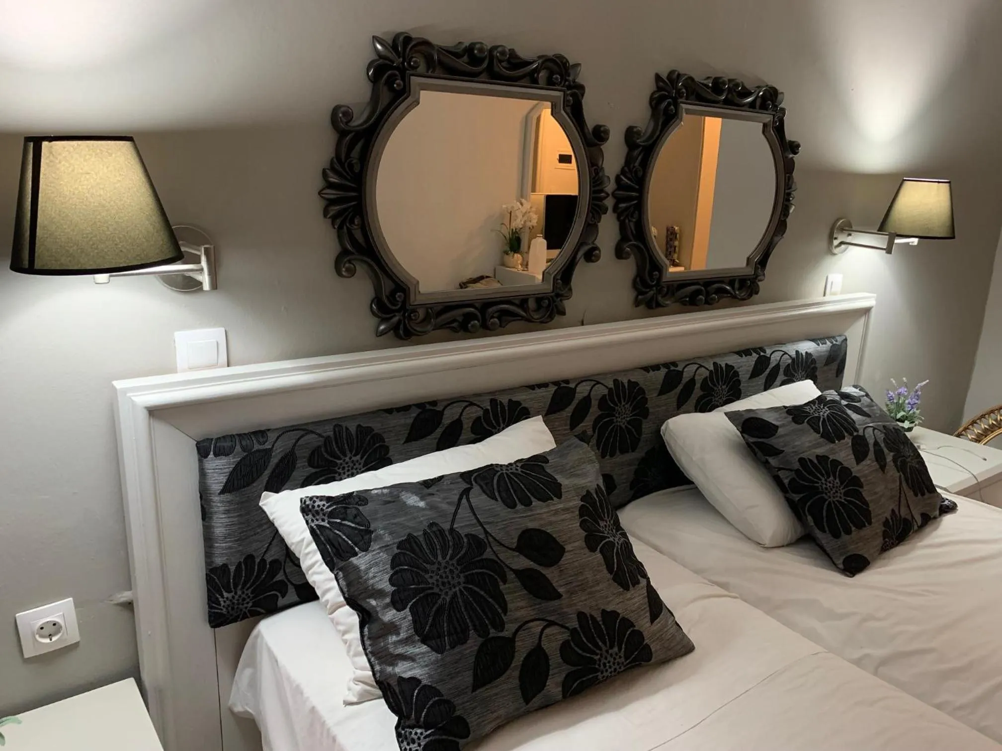 Bed in Alkyonides Boutique Hotel