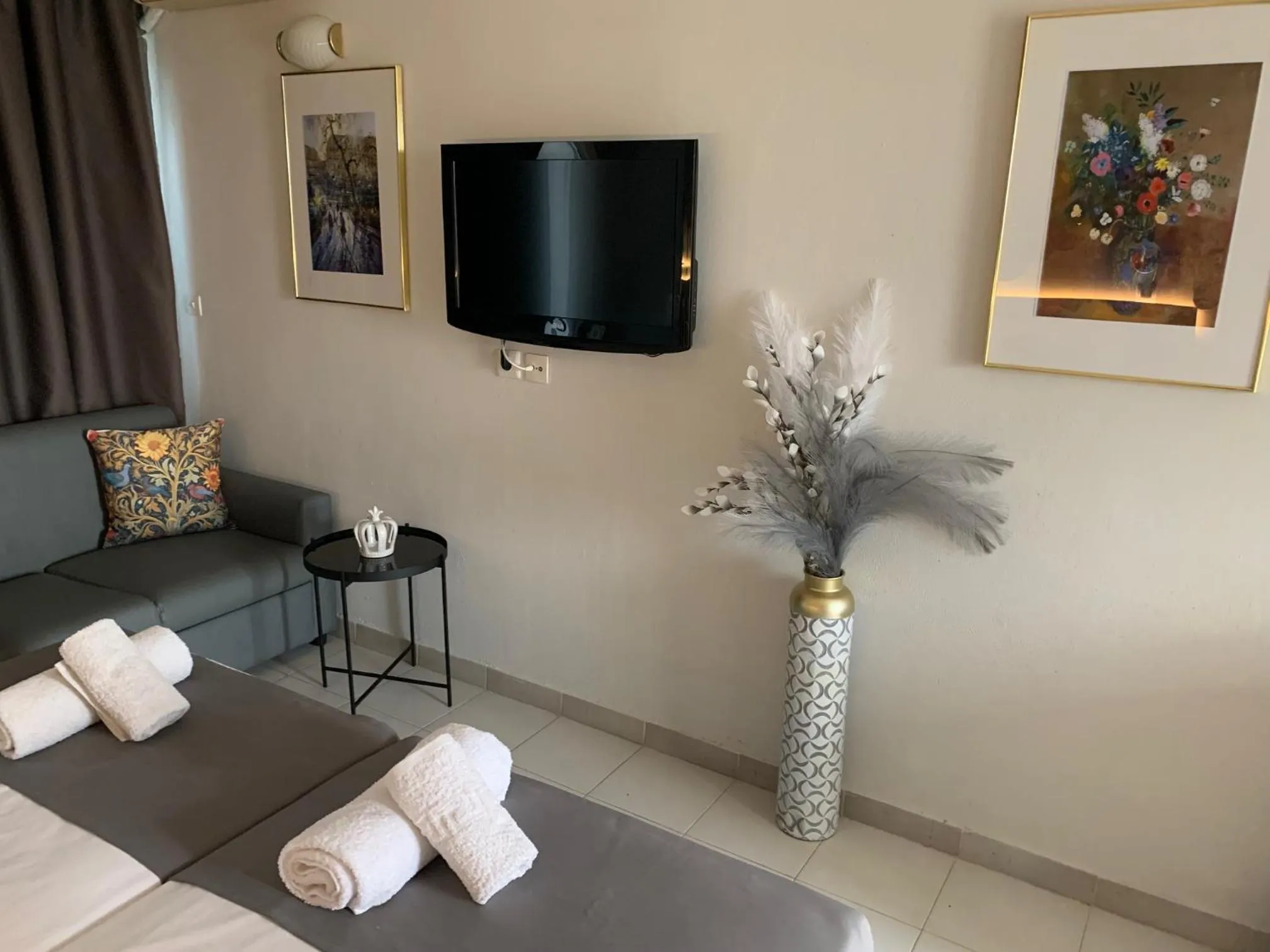 Bed in Alkyonides Boutique Hotel