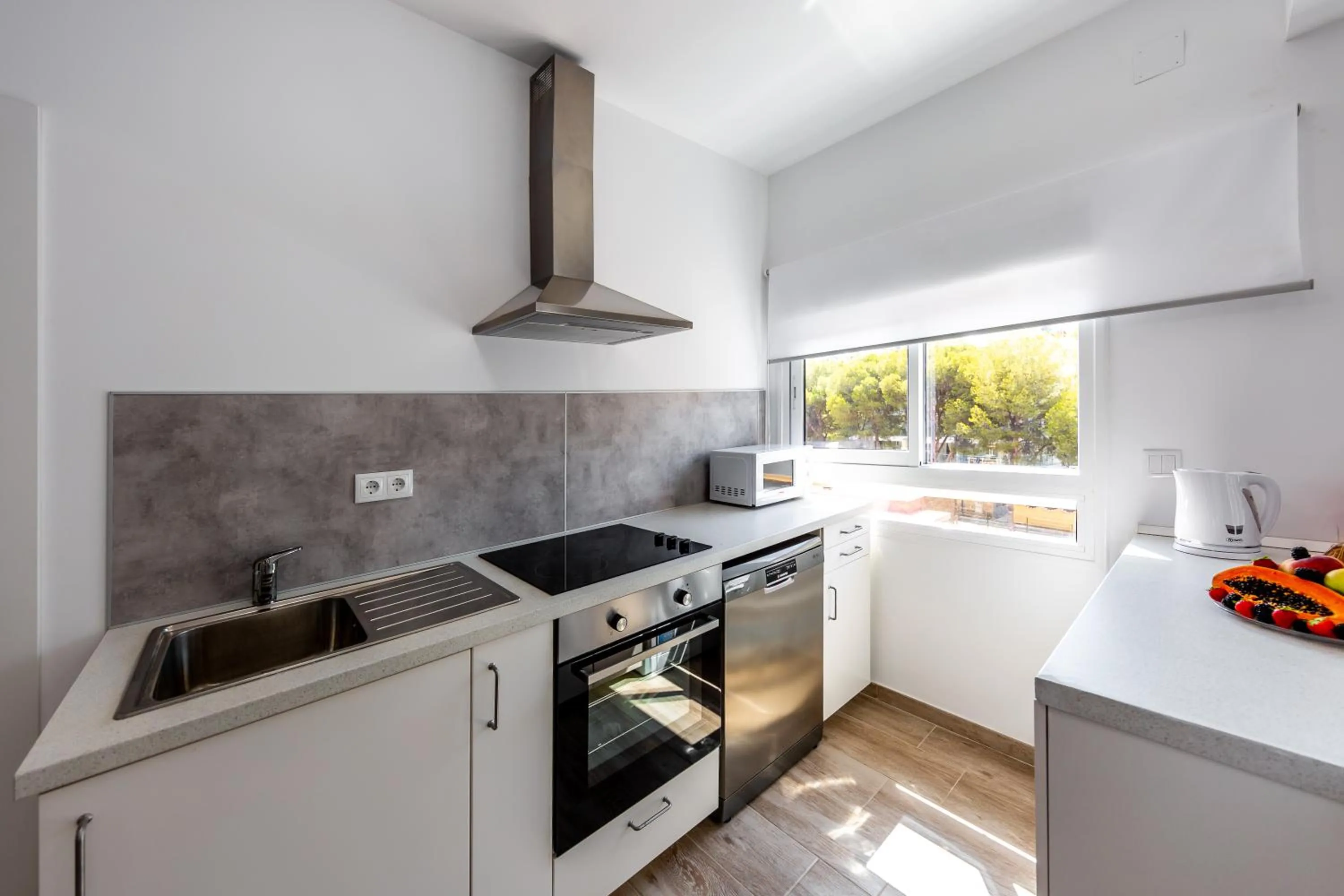 Kitchen or kitchenette in Sonrisa Apartments