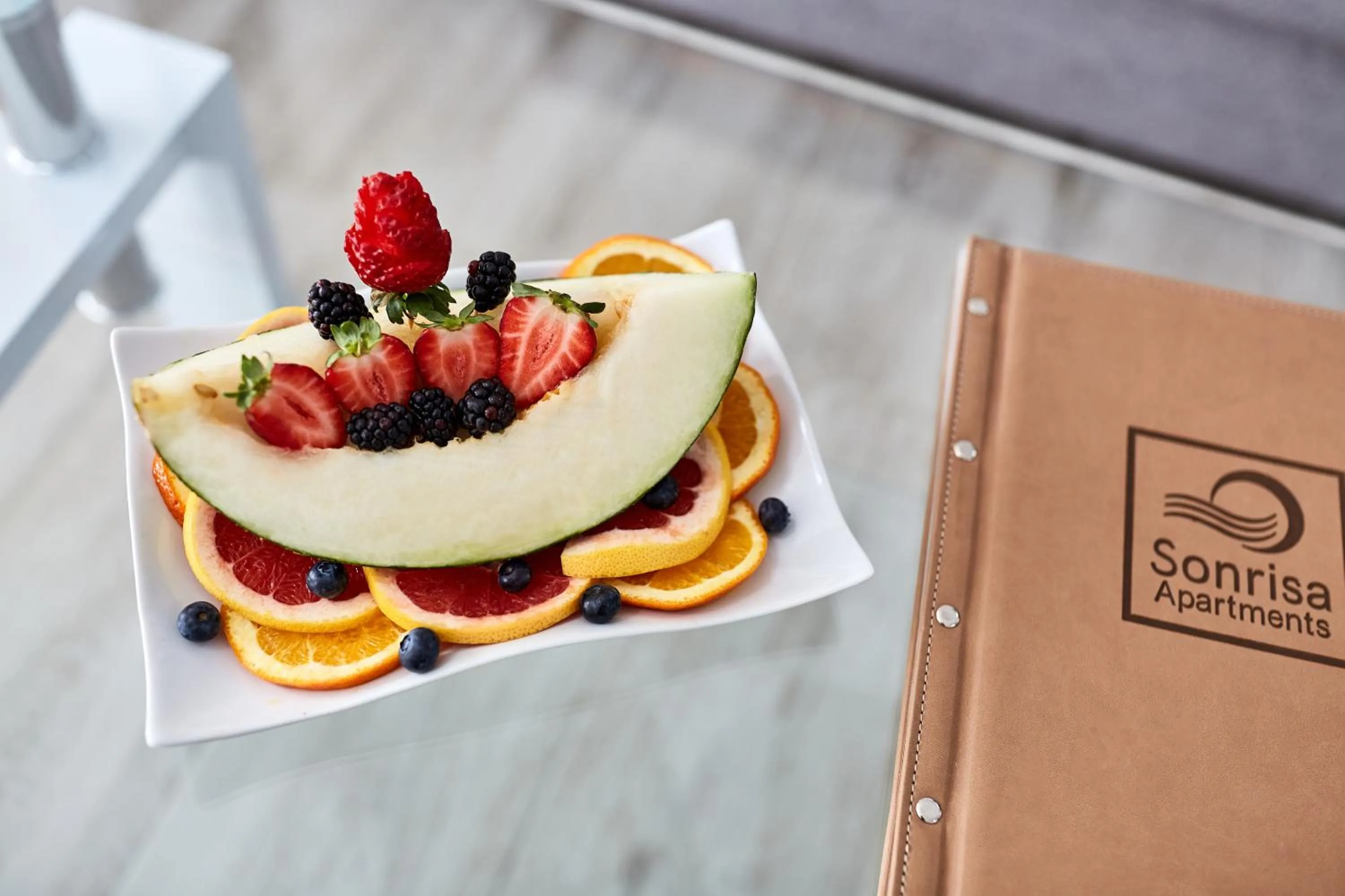 Property logo or sign in Sonrisa Apartments