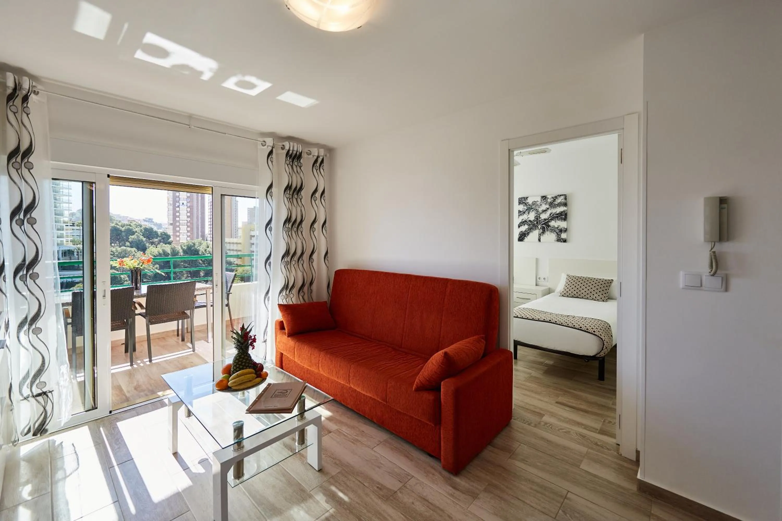 Photo of the whole room, Bed in Sonrisa Apartments