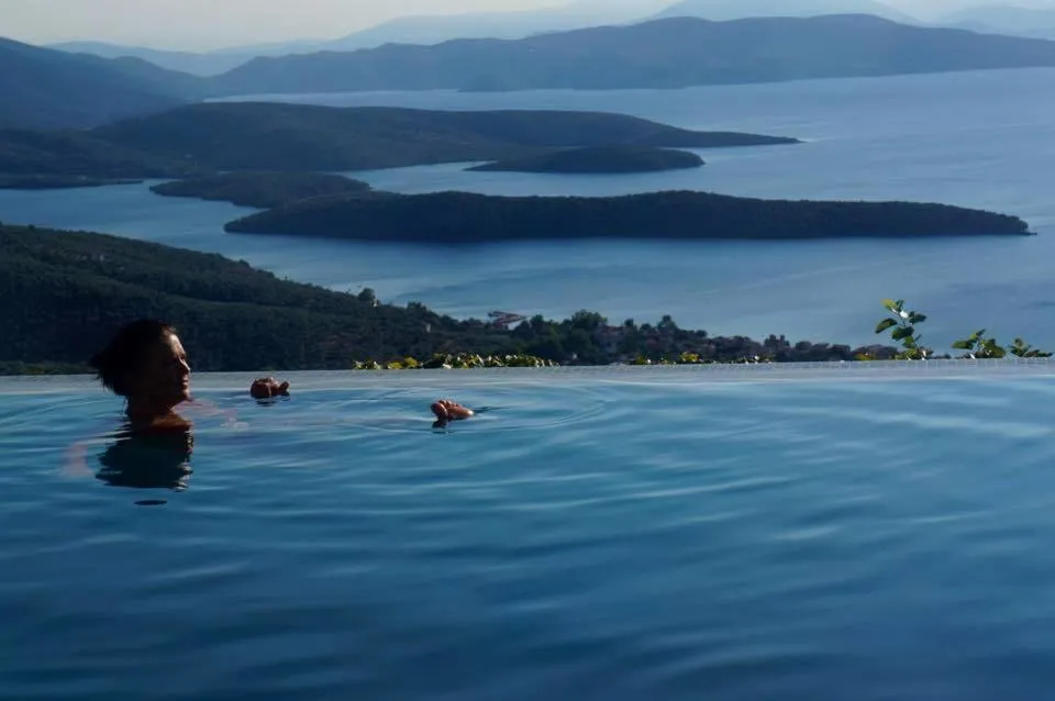 Swimming pool in Esperos Suites & Villas