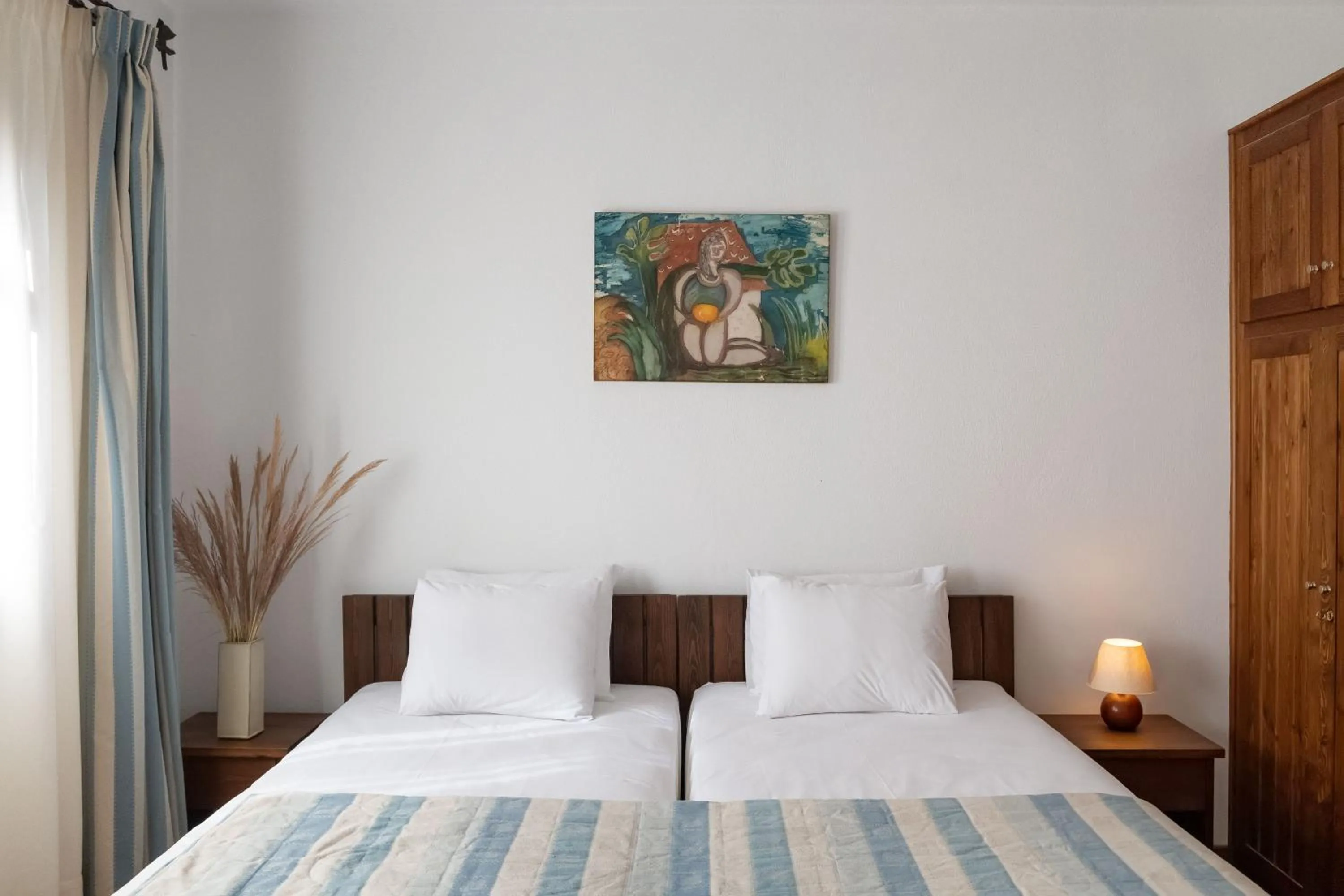 Bedroom, Bed in Esperos Suites & Villas