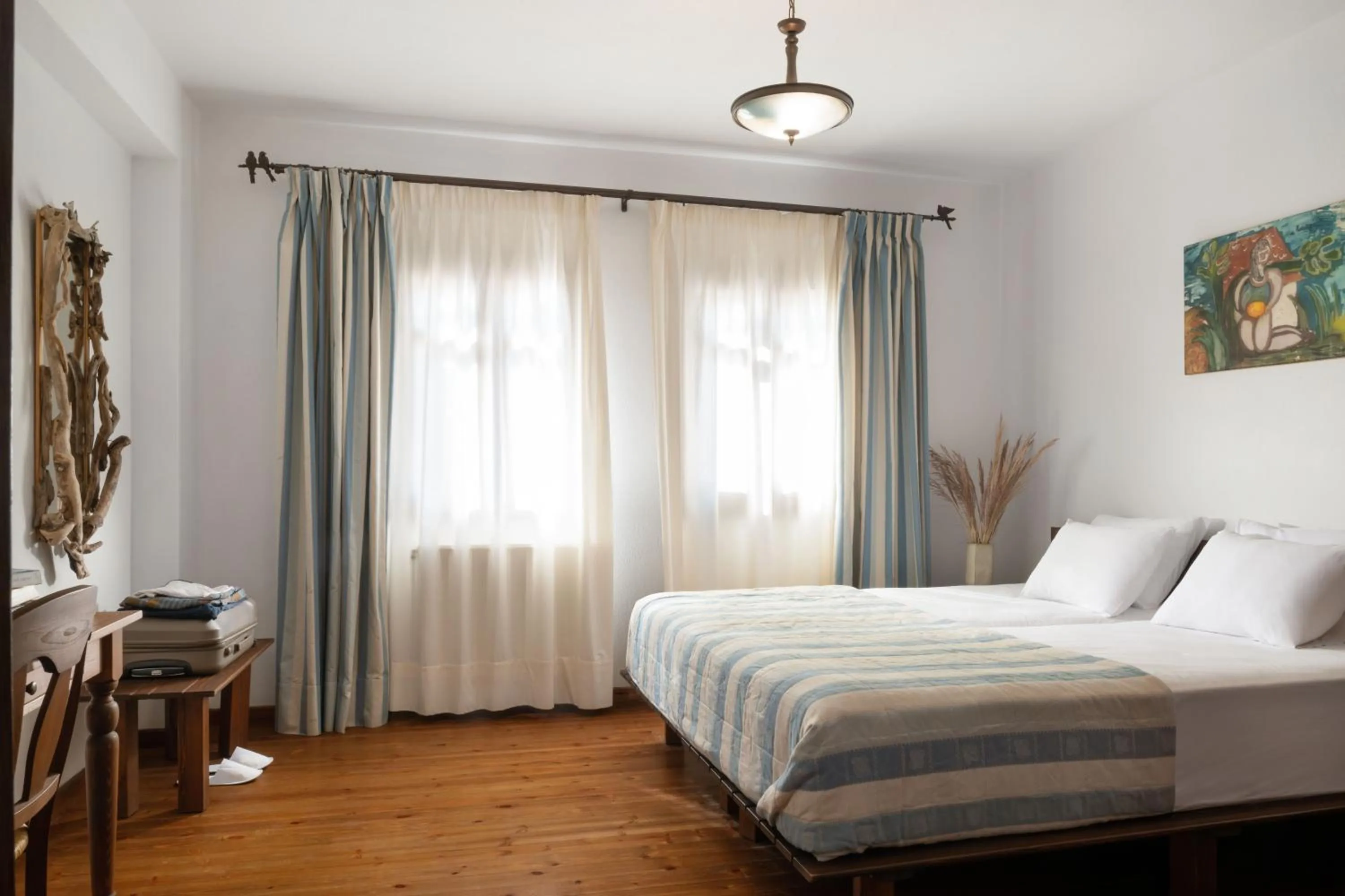 Bedroom, Bed in Esperos Suites & Villas