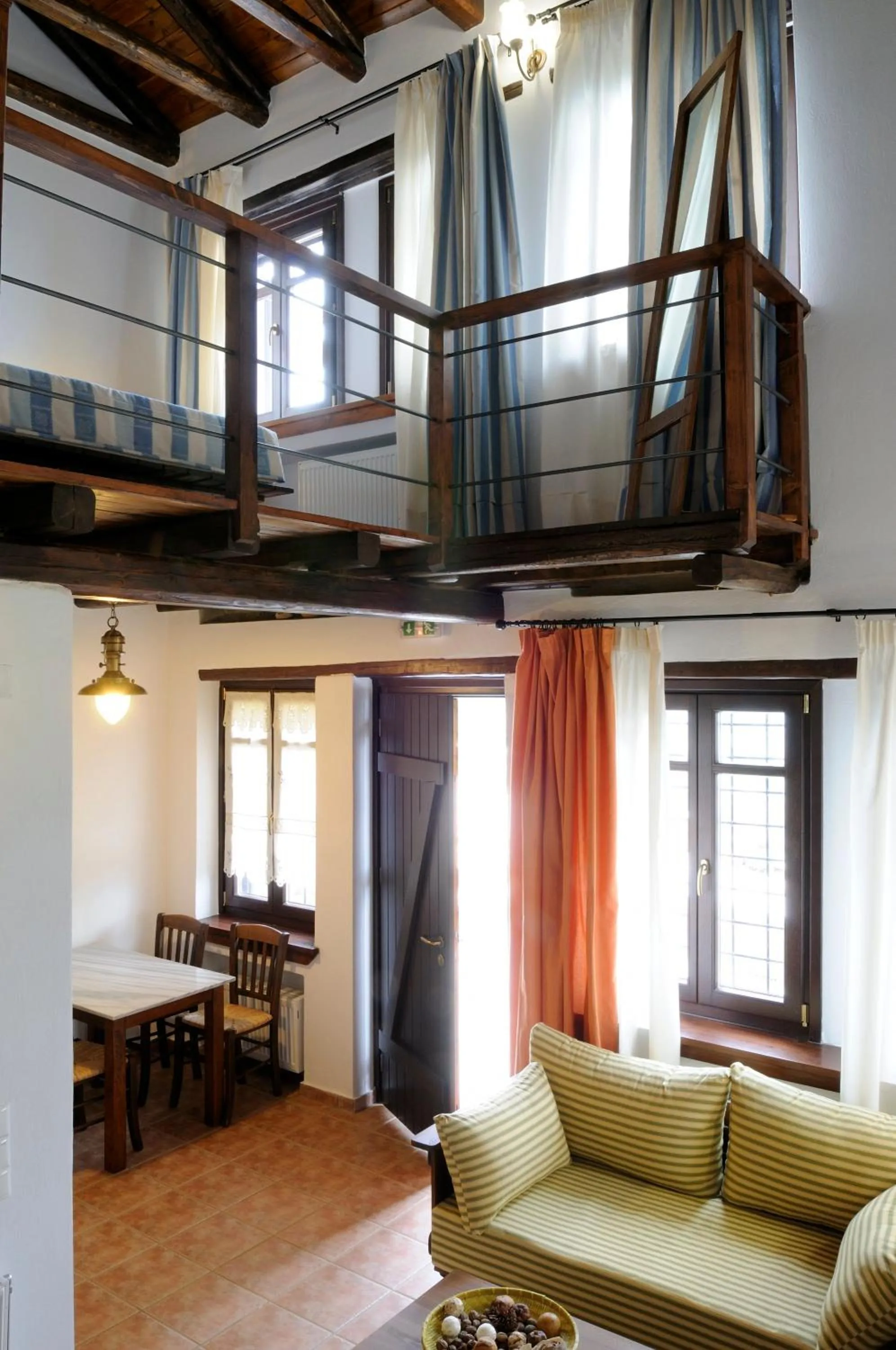 Seating area in Esperos Suites & Villas