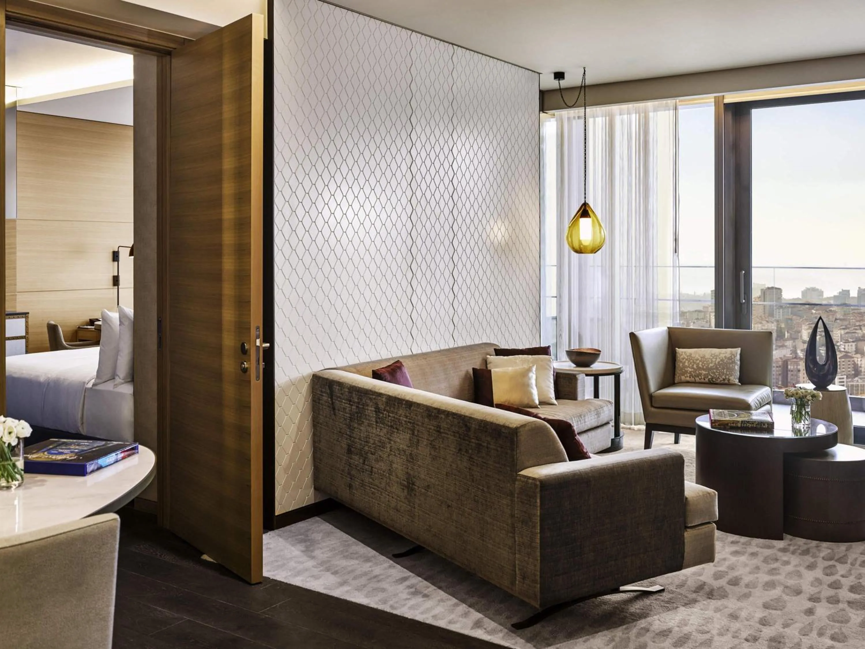 Bedroom in Fairmont Quasar Istanbul Hotel