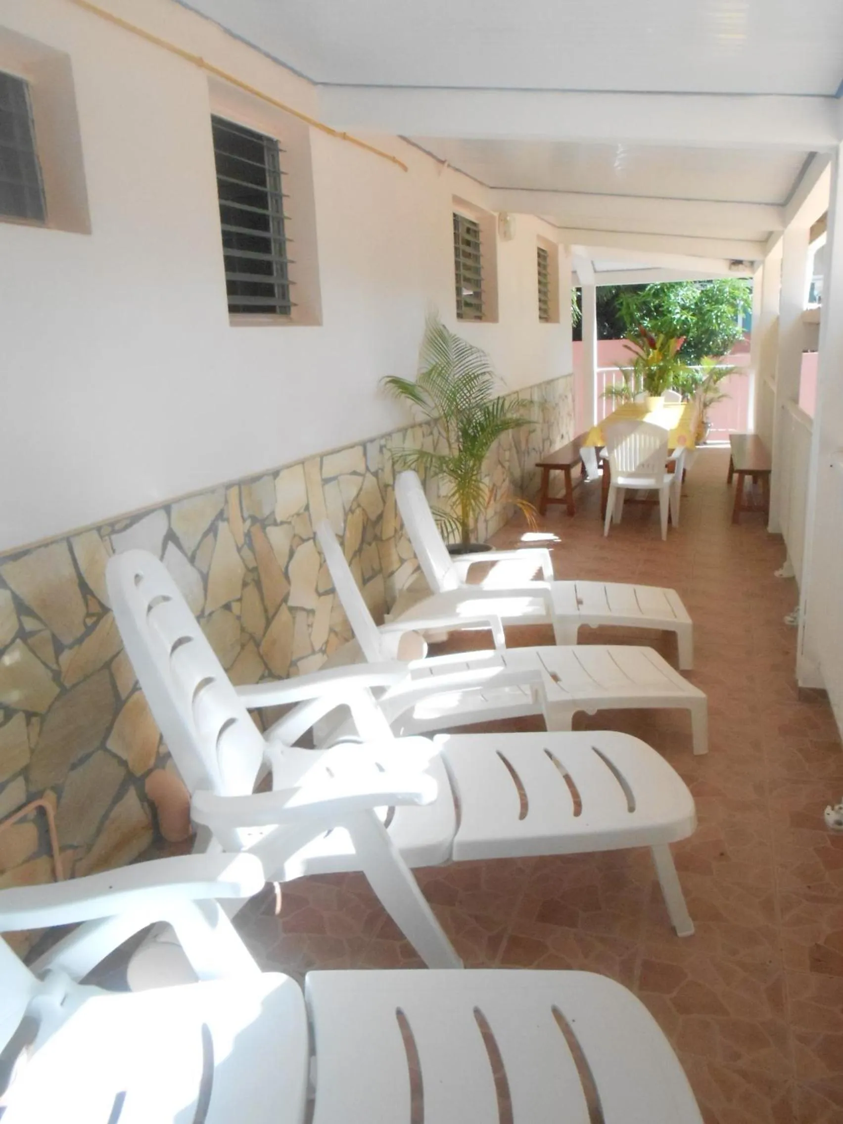 Patio in Chez Lucia et Donatien