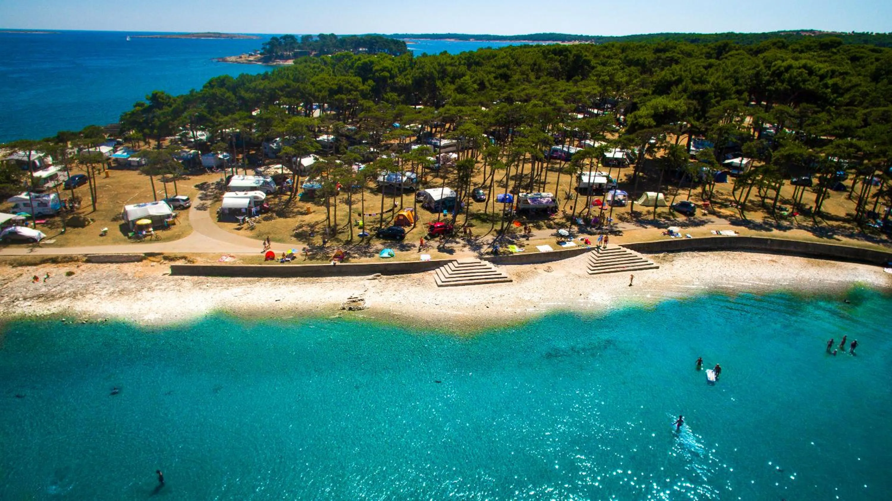 Bird's eye view in Arena Medulin Mobile Homes