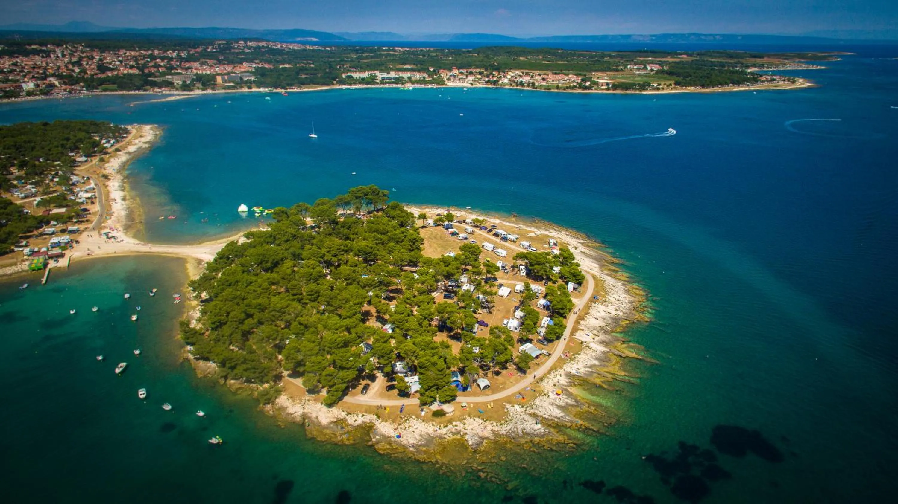 Bird's eye view in Arena Medulin Mobile Homes