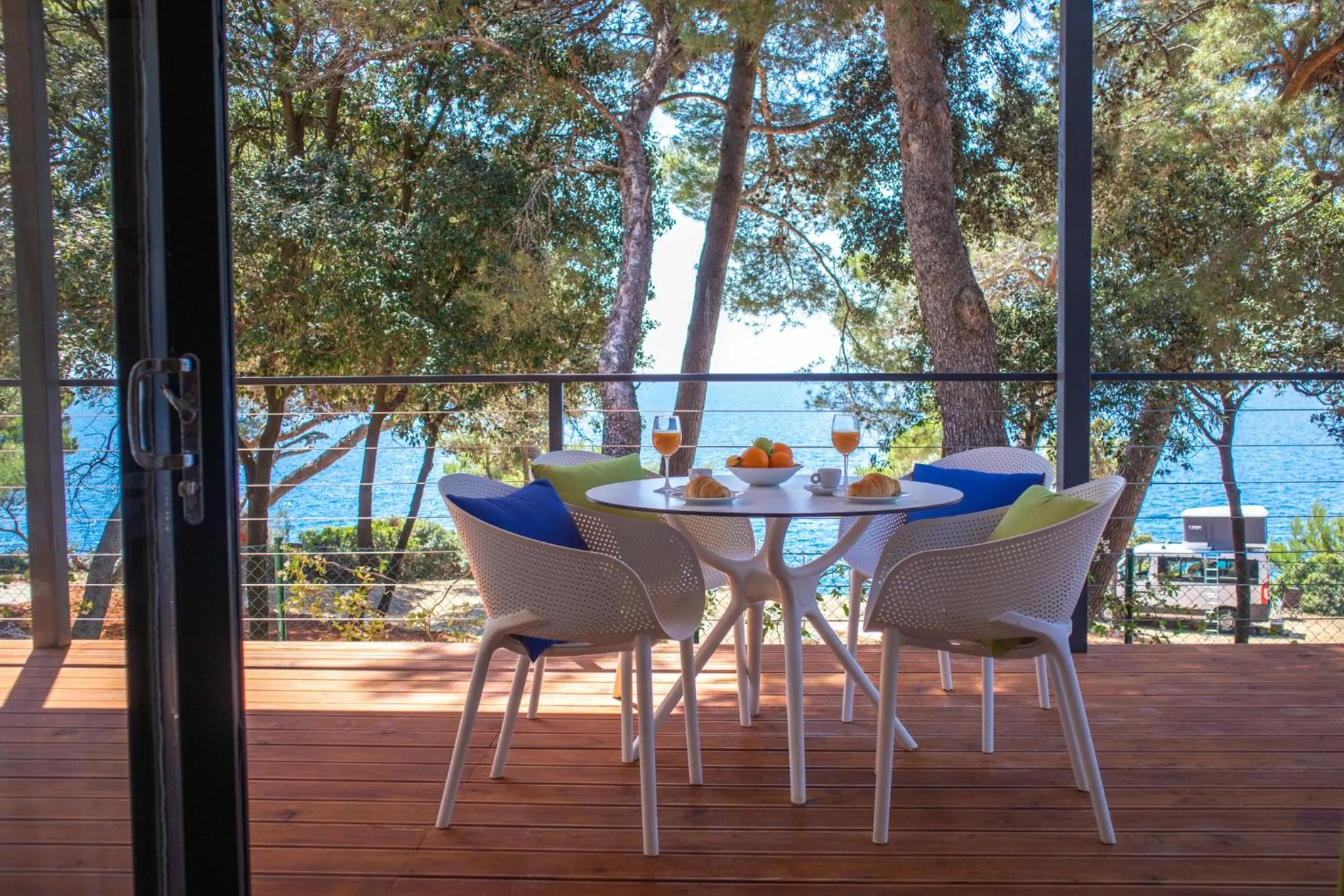 Balcony/Terrace in Arena Stoja Camping Homes