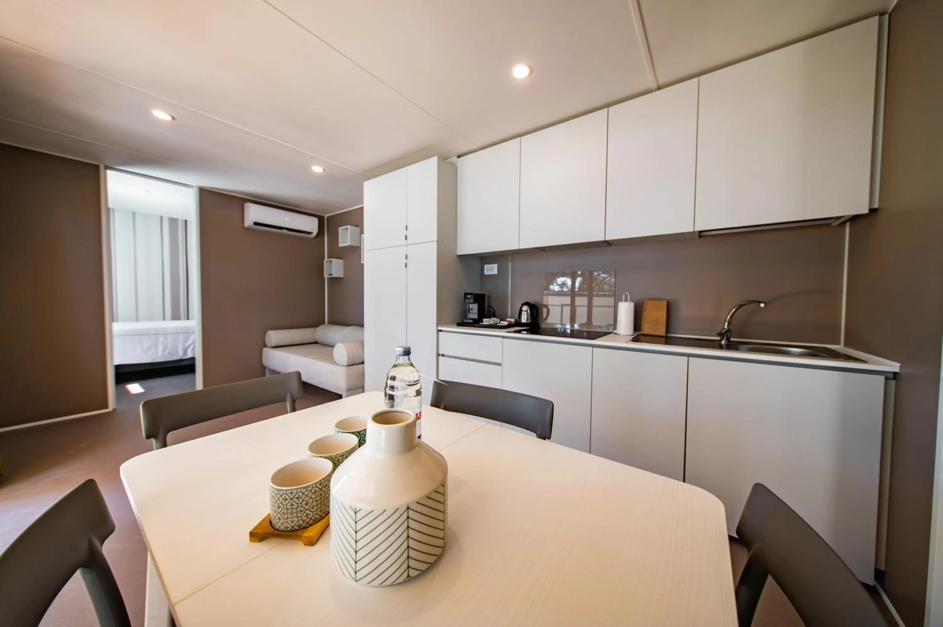 Kitchen or kitchenette in Arena Stoja Camping Homes