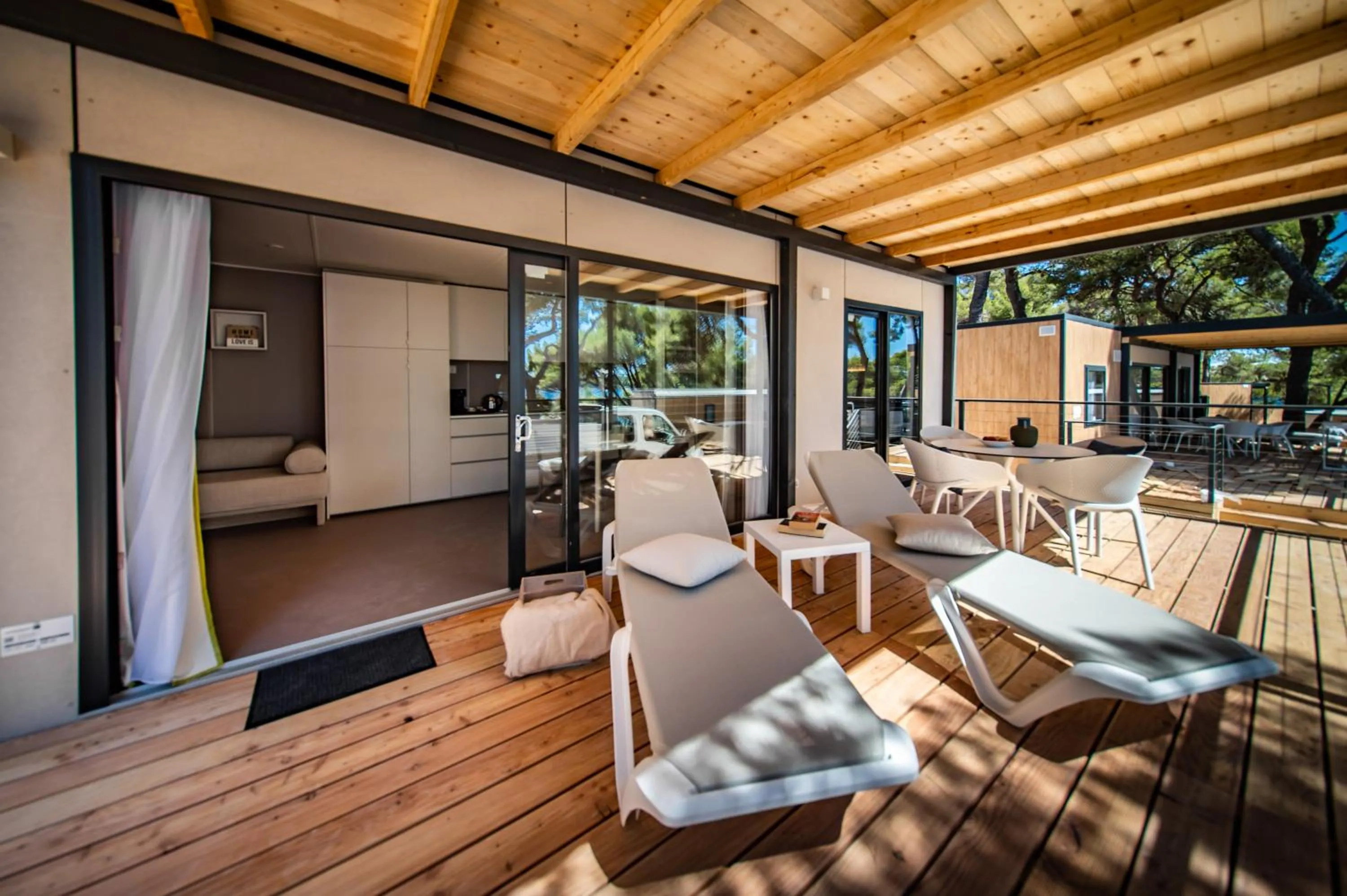 Balcony/Terrace in Arena Stoja Camping Homes